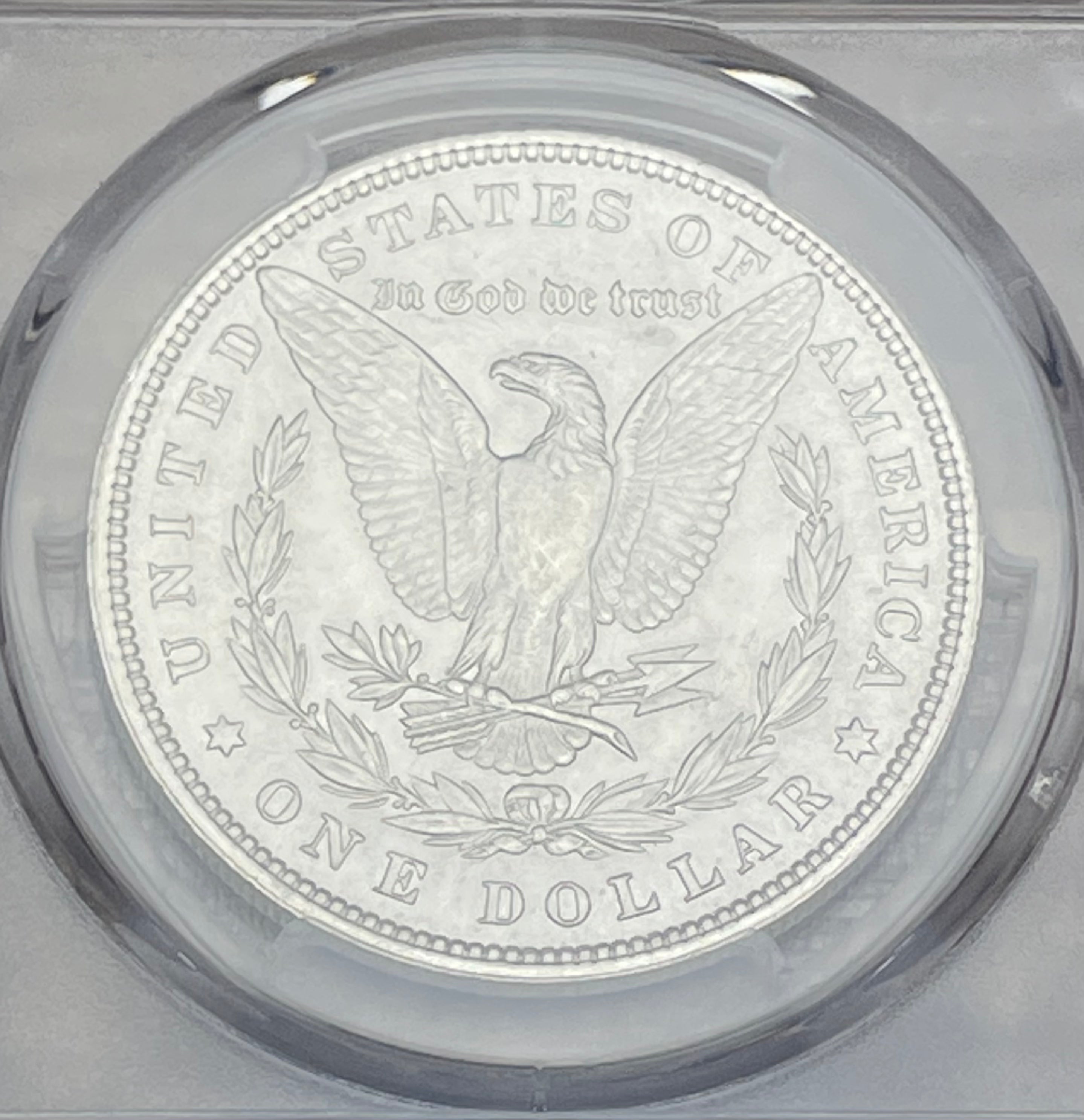 1879 $1 US Silver Morgan Dollar PCGS MS63