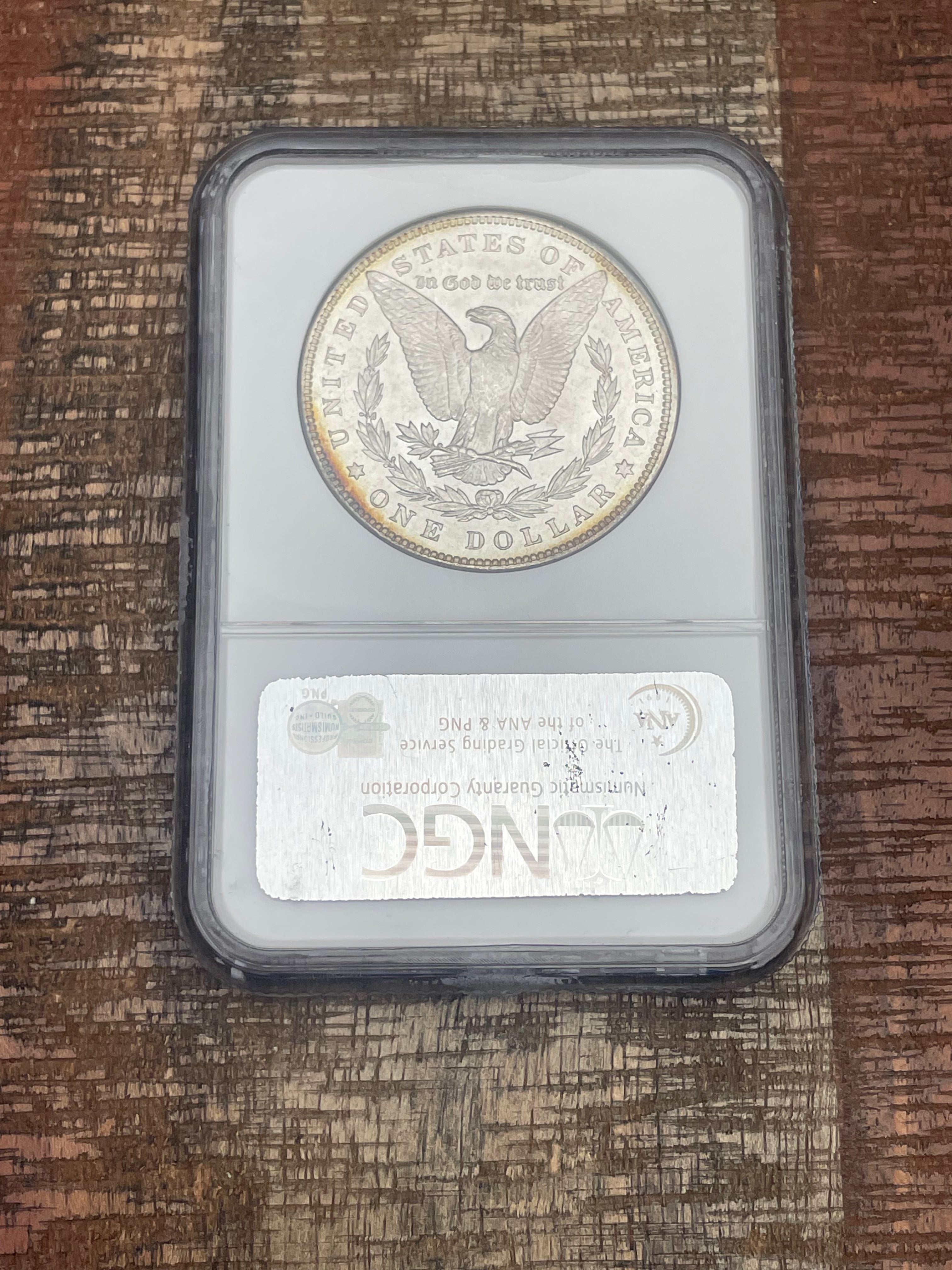 1884 $1 US Morgan Silver Dollar NGC MS64