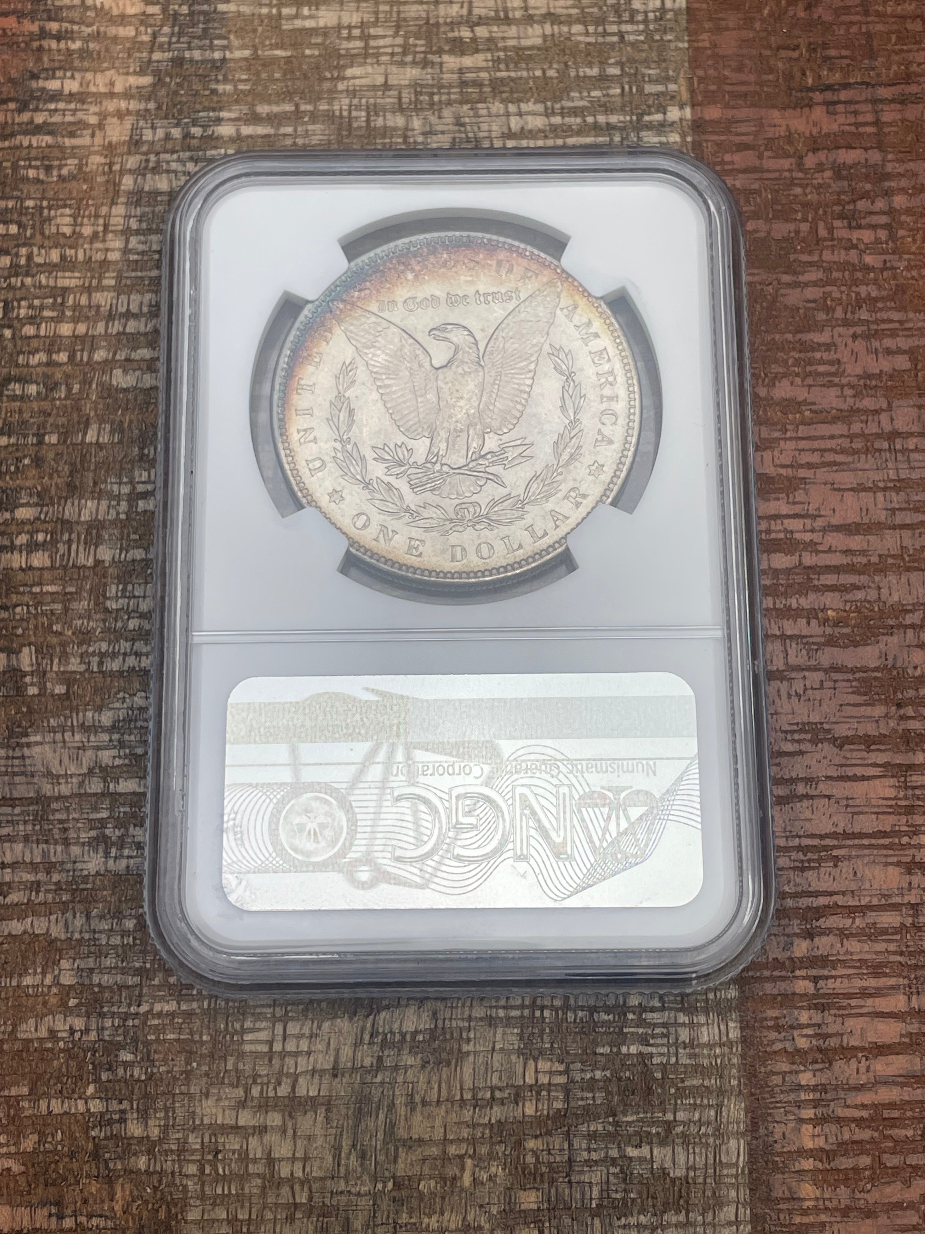 1888 $1 US Morgan Silver Dollar  NGC MS64