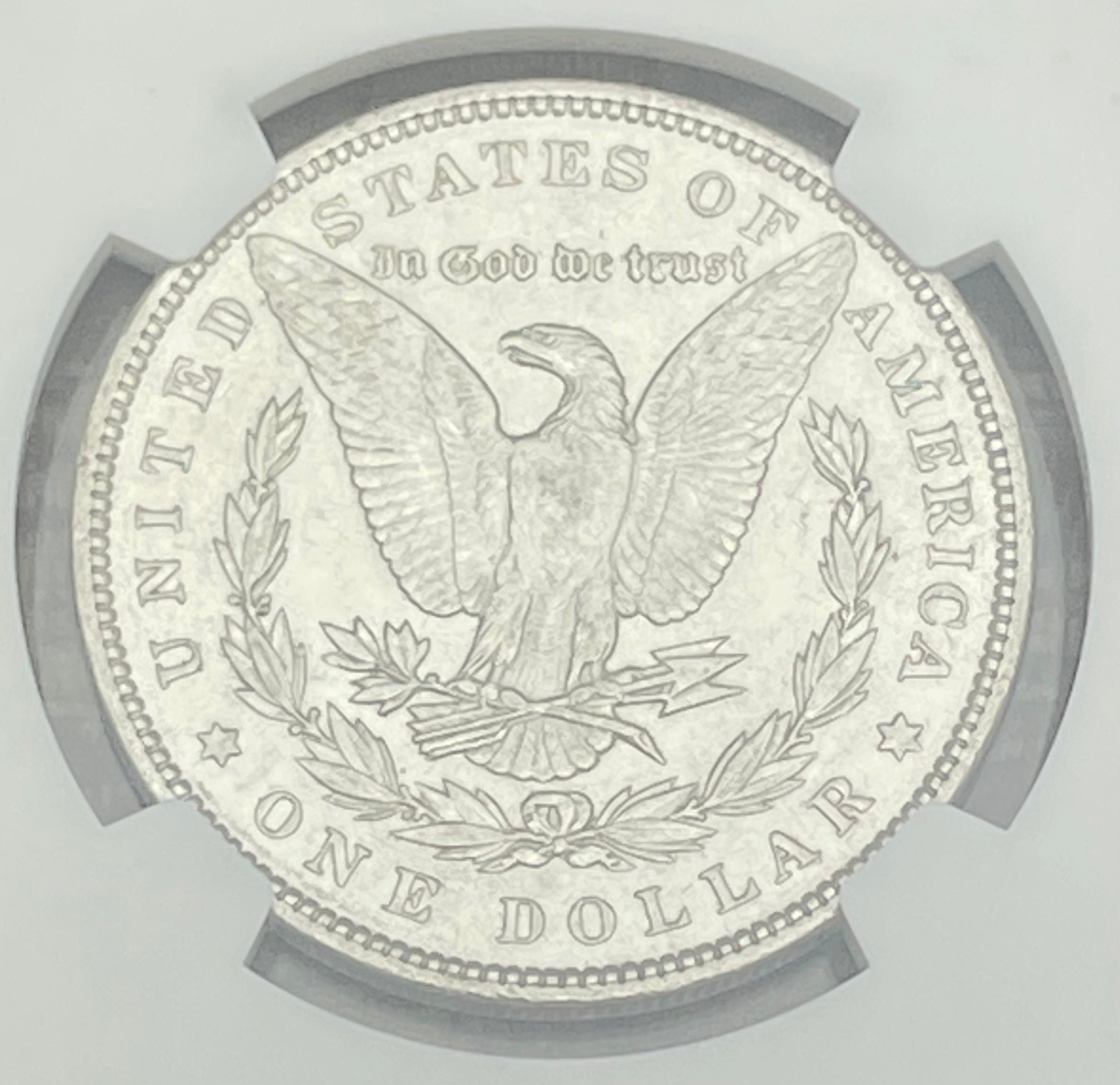 1893 $1 US Morgan Silver Dollar NGC AU53