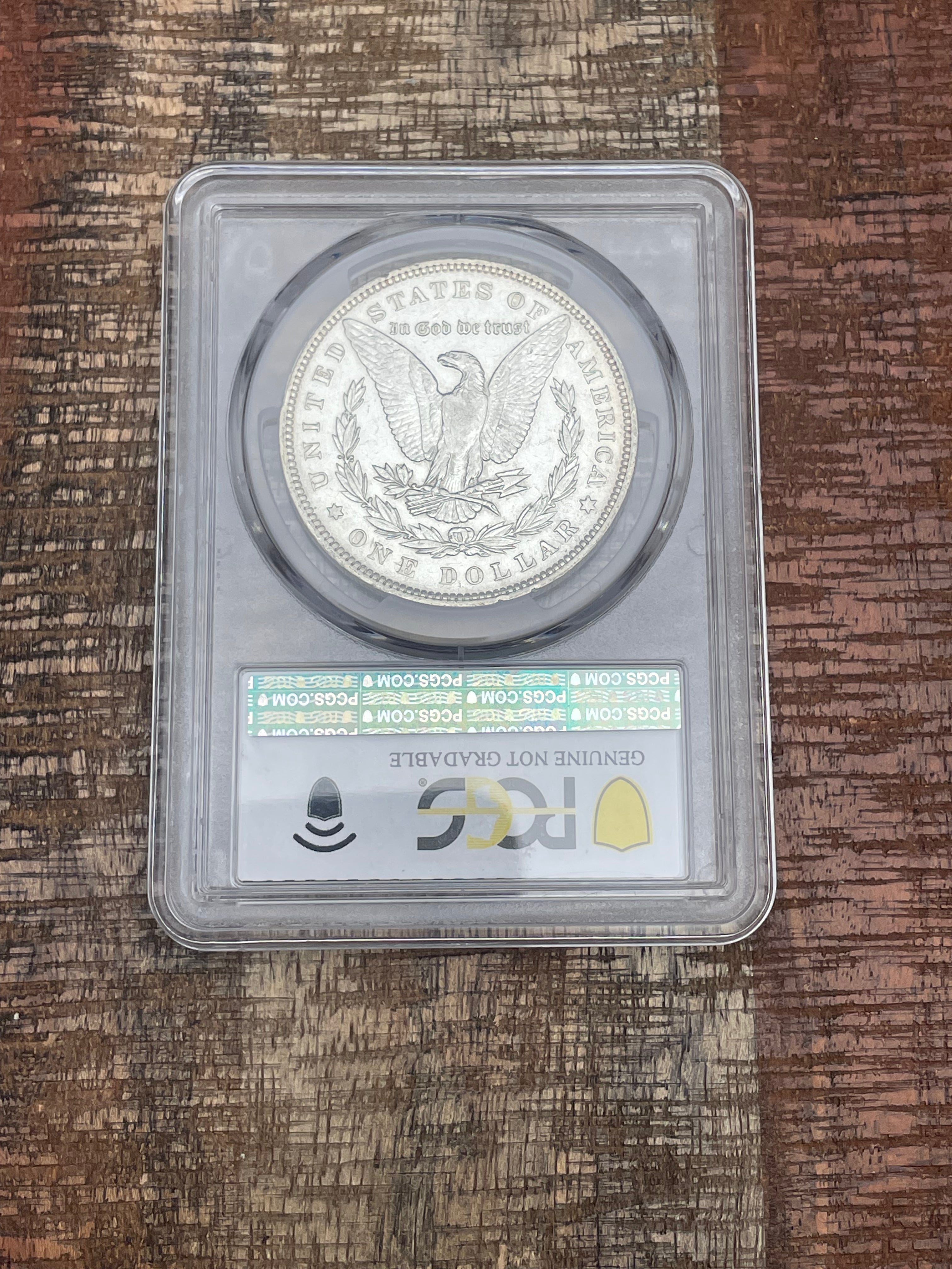 1894 $1 US Morgan Silver Dollar PCGS Genuine Cleaned-AU Detail