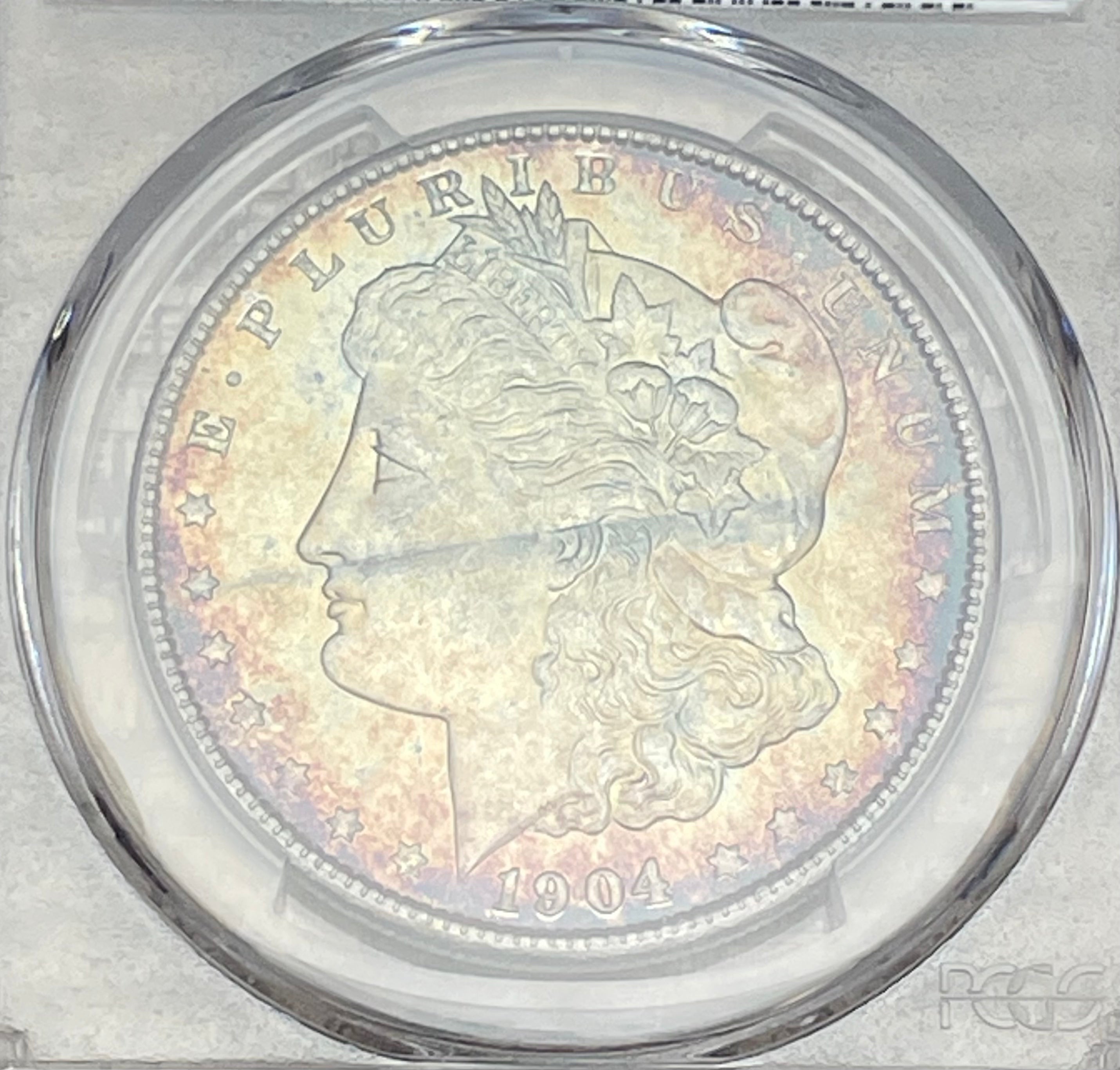 1904 $1 US Morgan Silver Dollar PCGS MS64