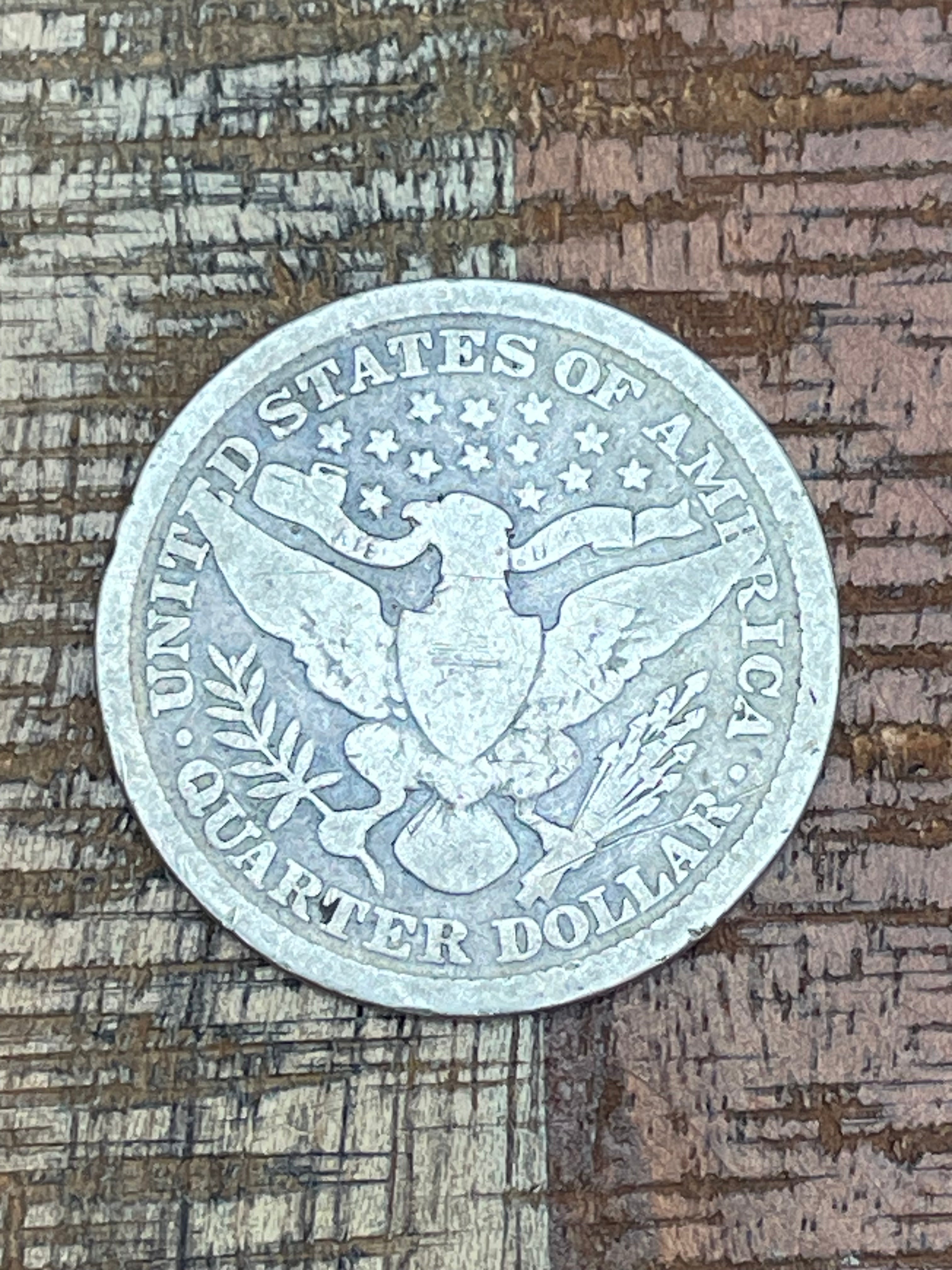 1899 25C US Barber Quarter