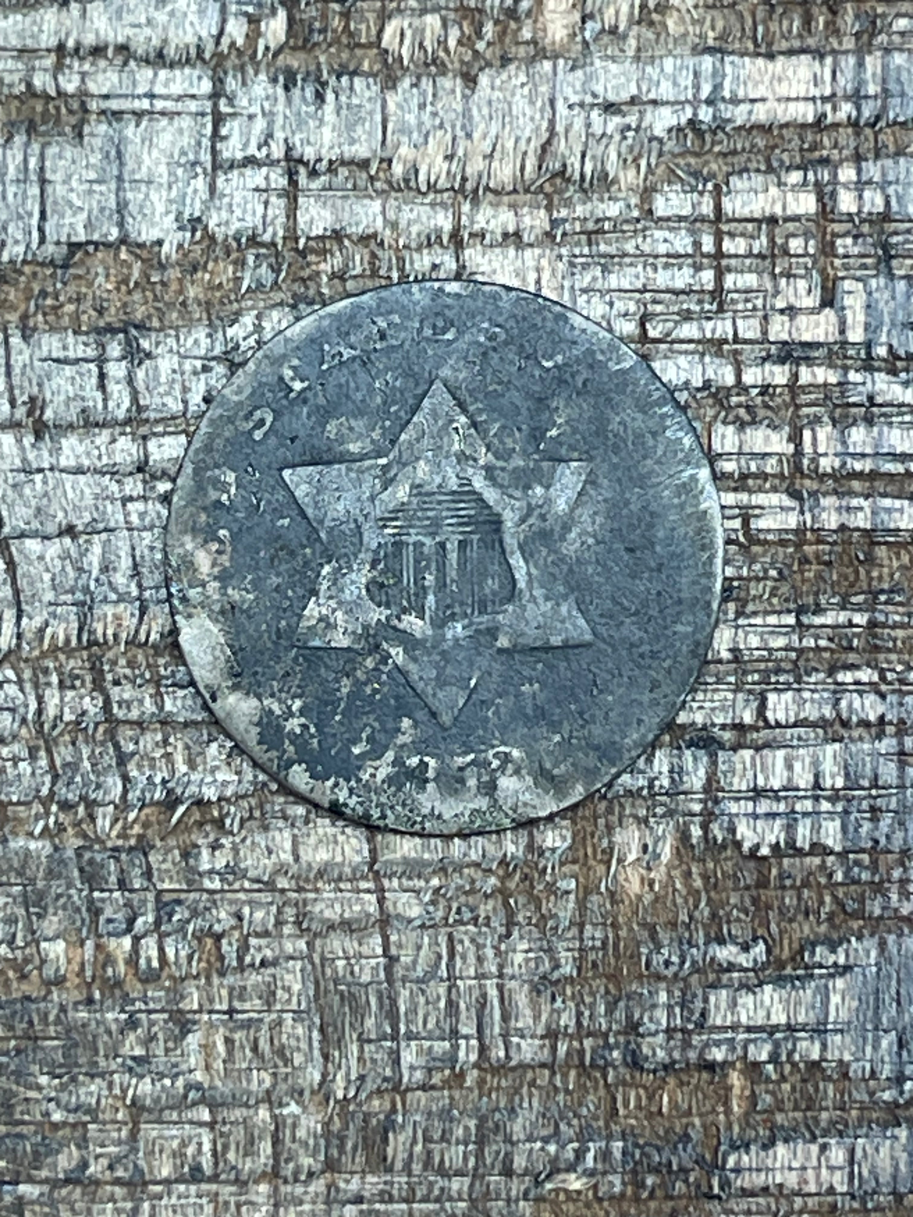 1852 3C US Three Cent ~ Silver