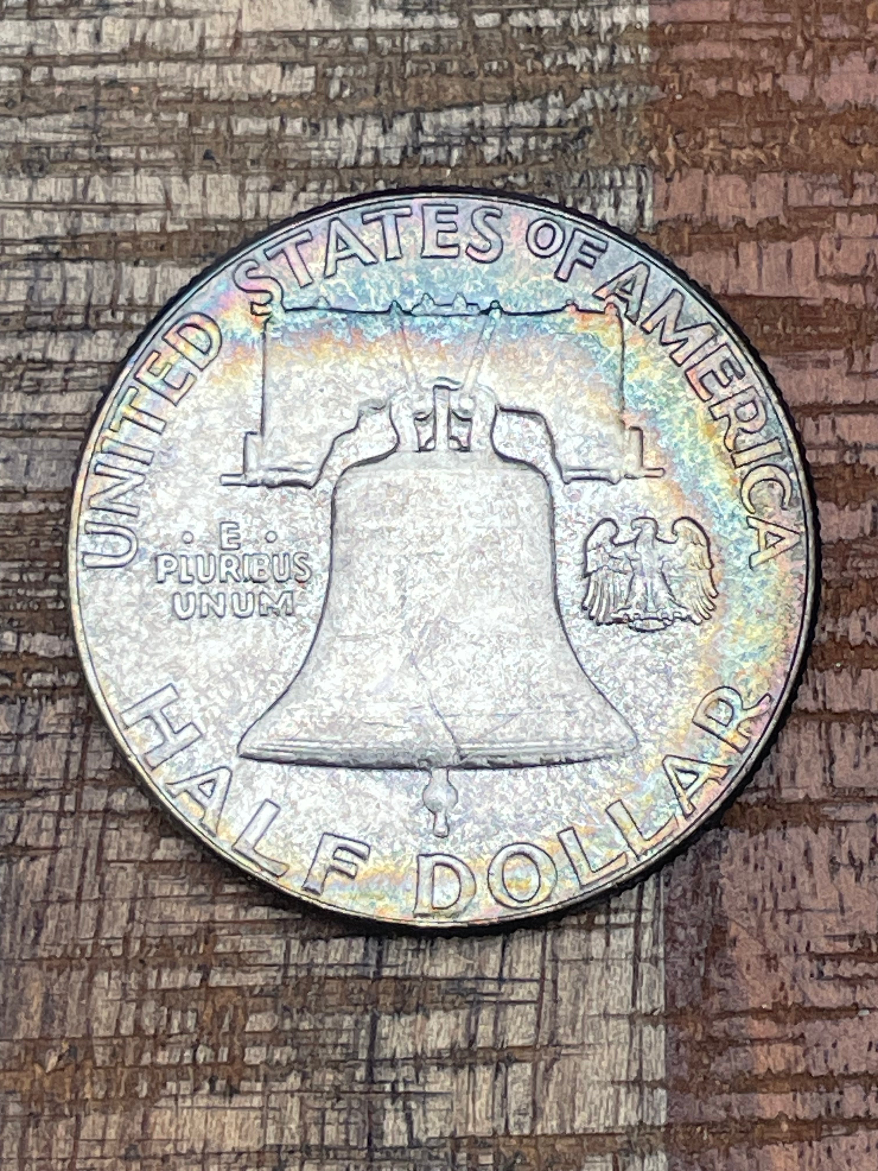 1958 50C US Franklin Half Dollar