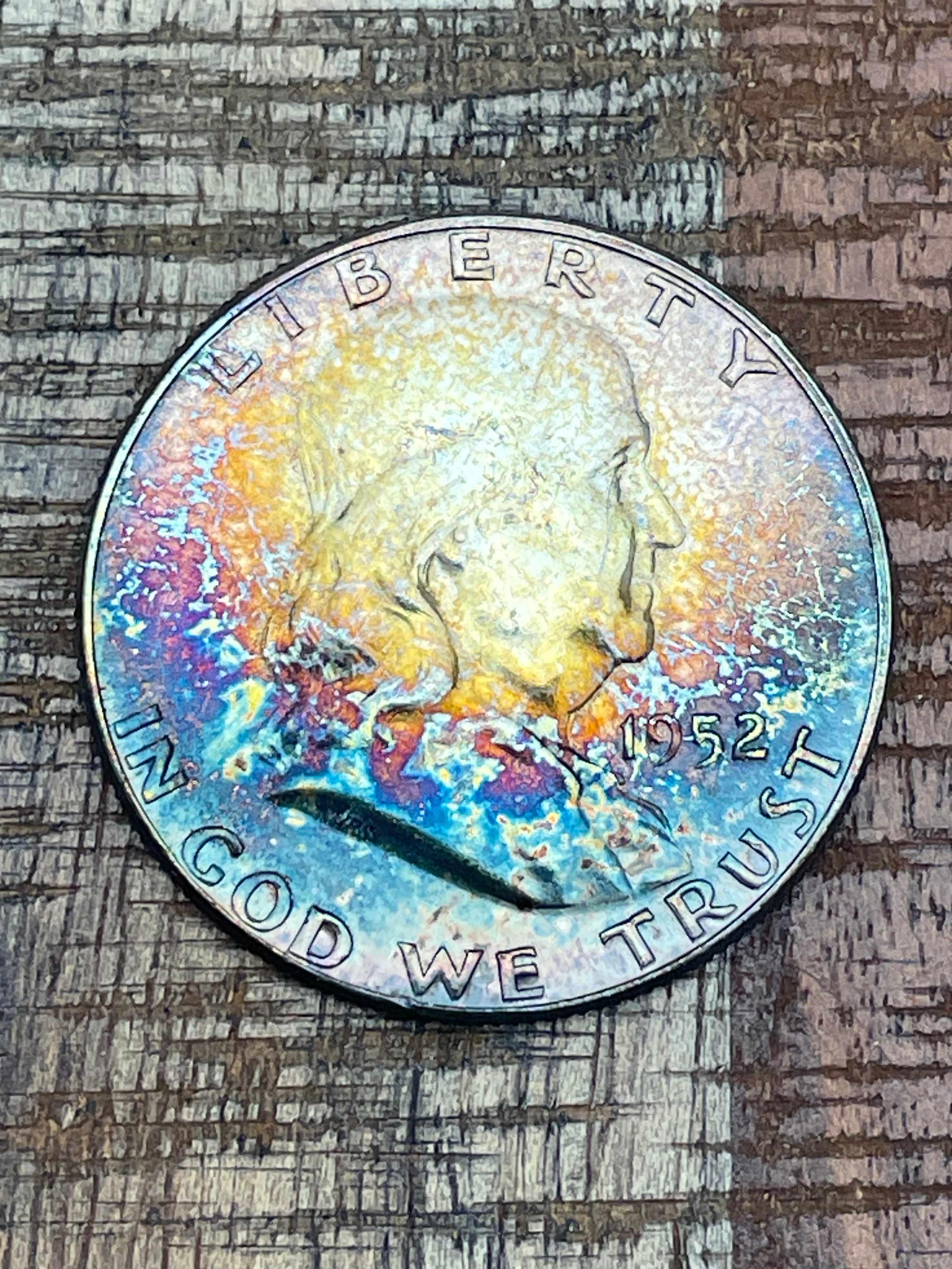 1952 50C US Franklin Half Dollar