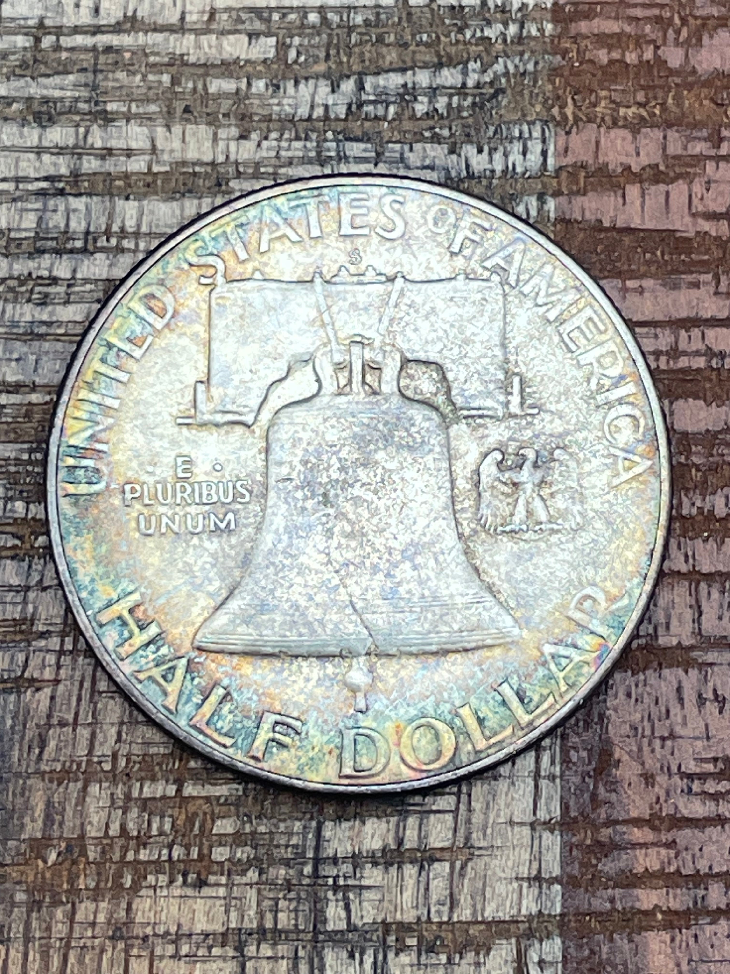 1952-S 50C US Franklin Half Dollar