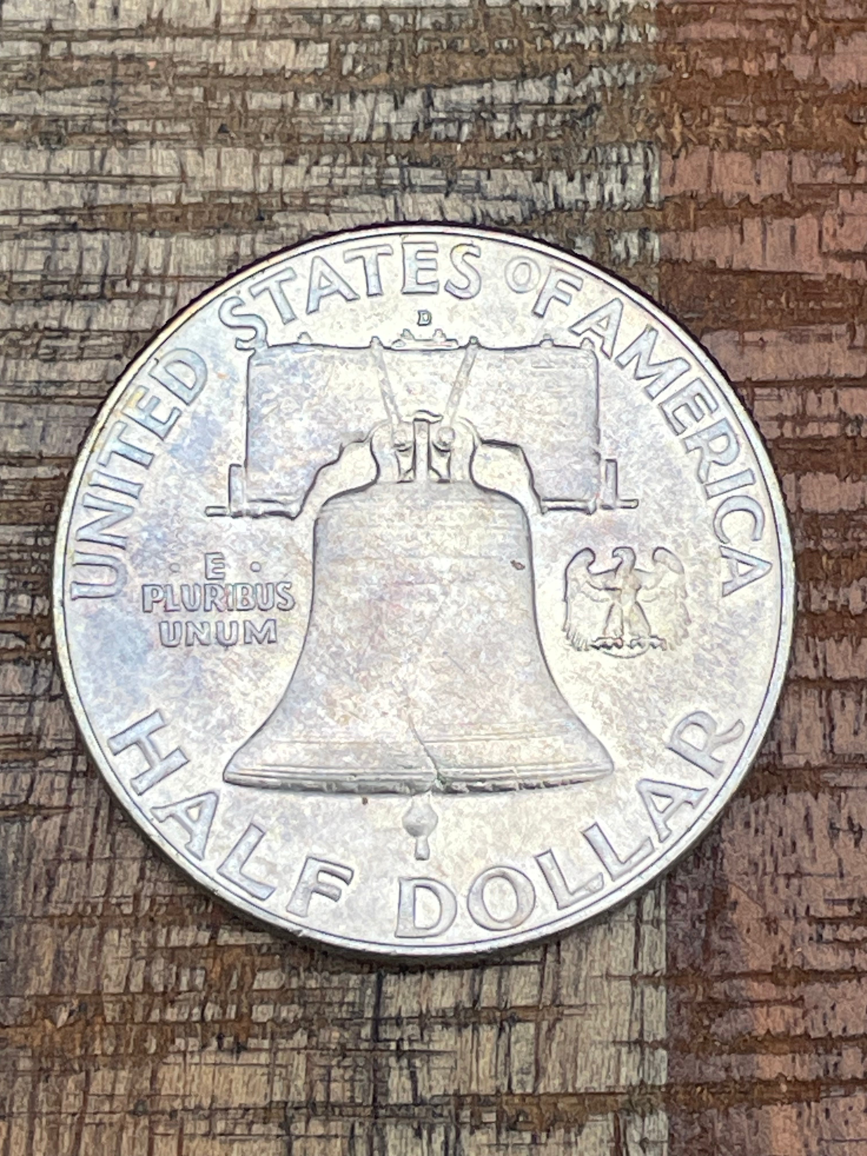 1960-D 50C US Franklin Half Dollar