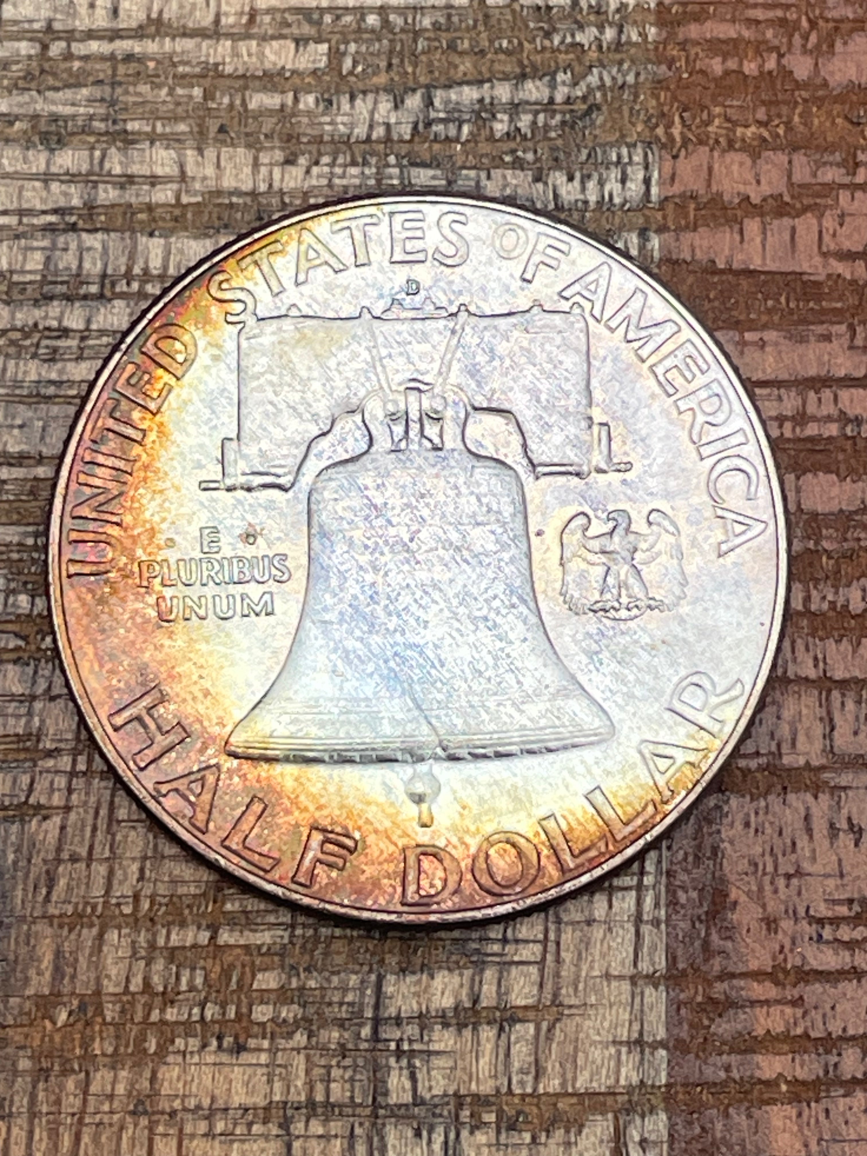 1961-D 50C US Franklin Half Dollar