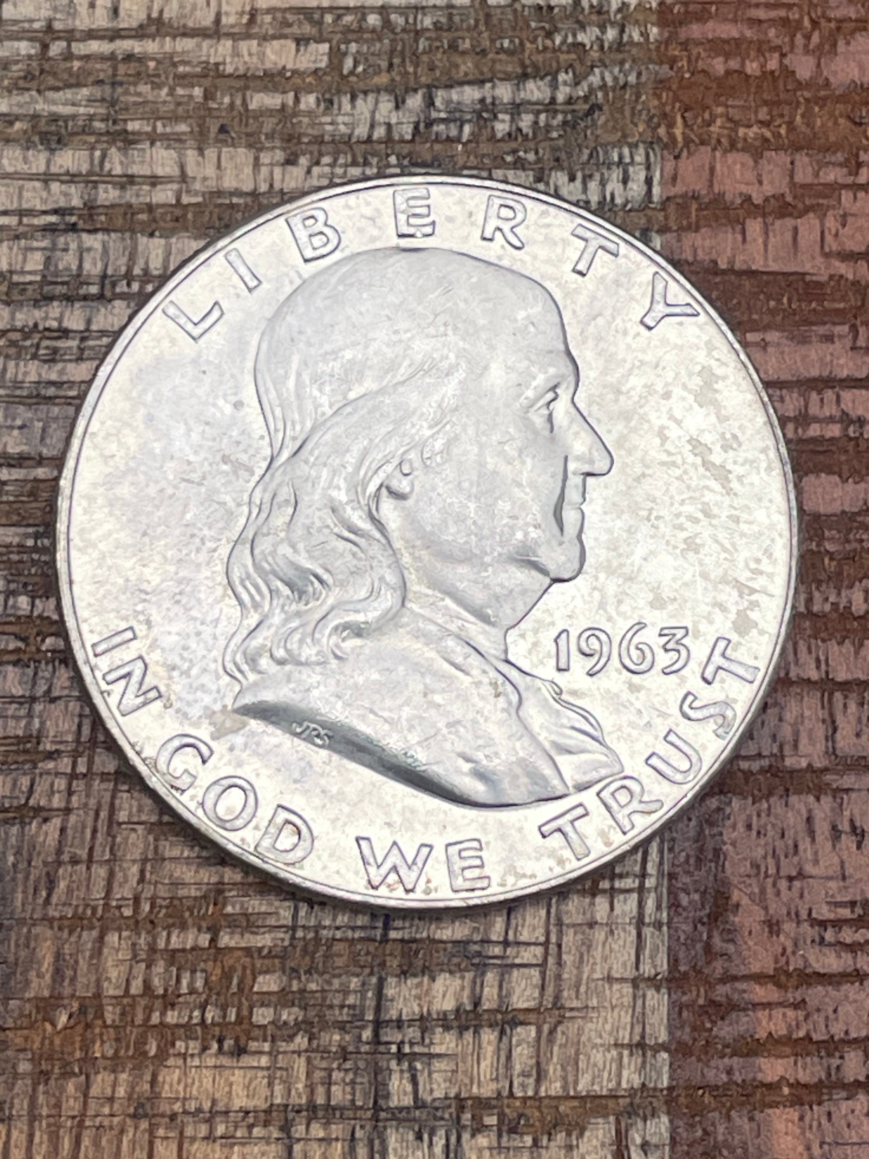 1963-D 50C US Franklin Half Dollar