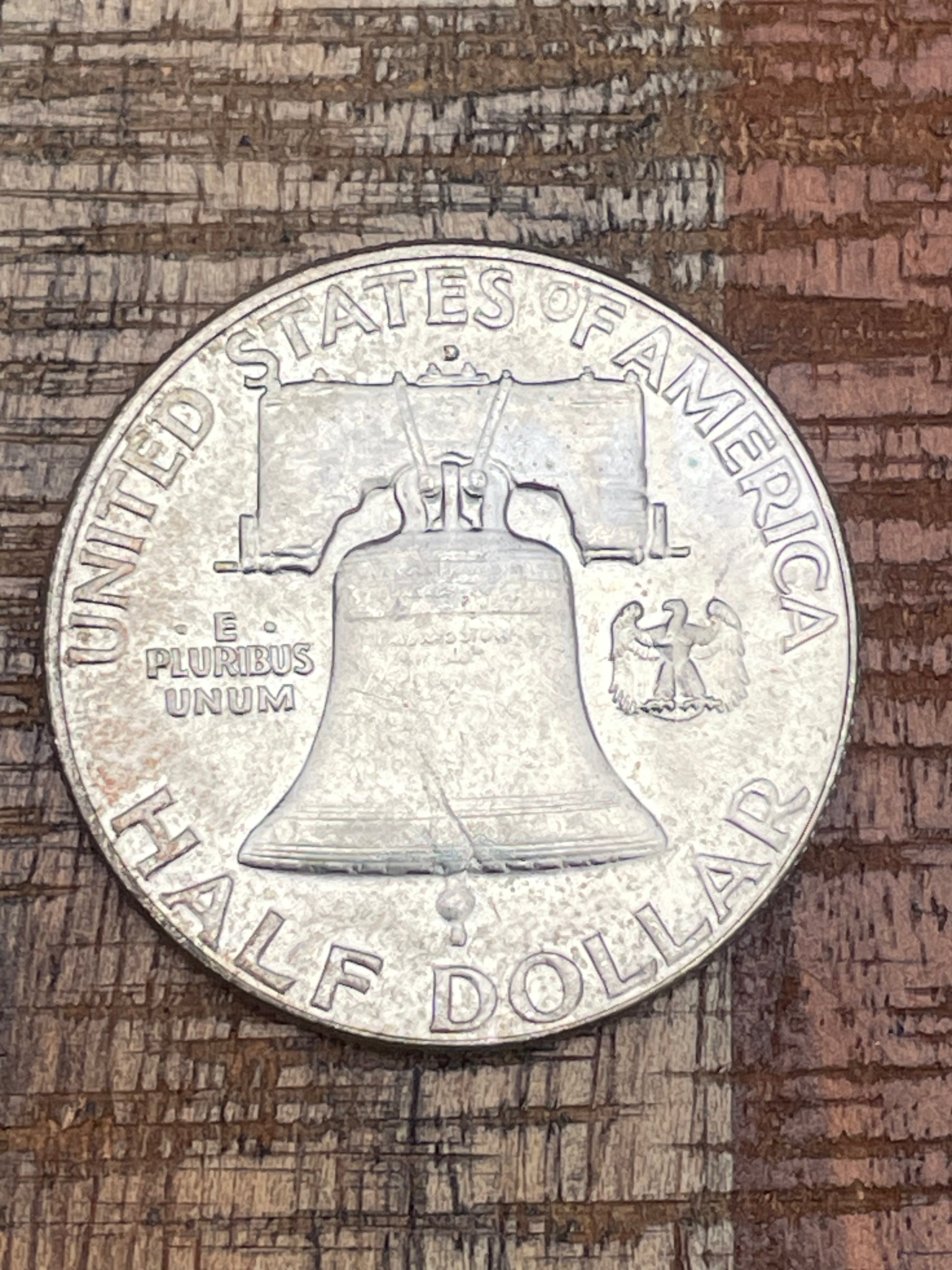 1963-D 50C US Franklin Half Dollar