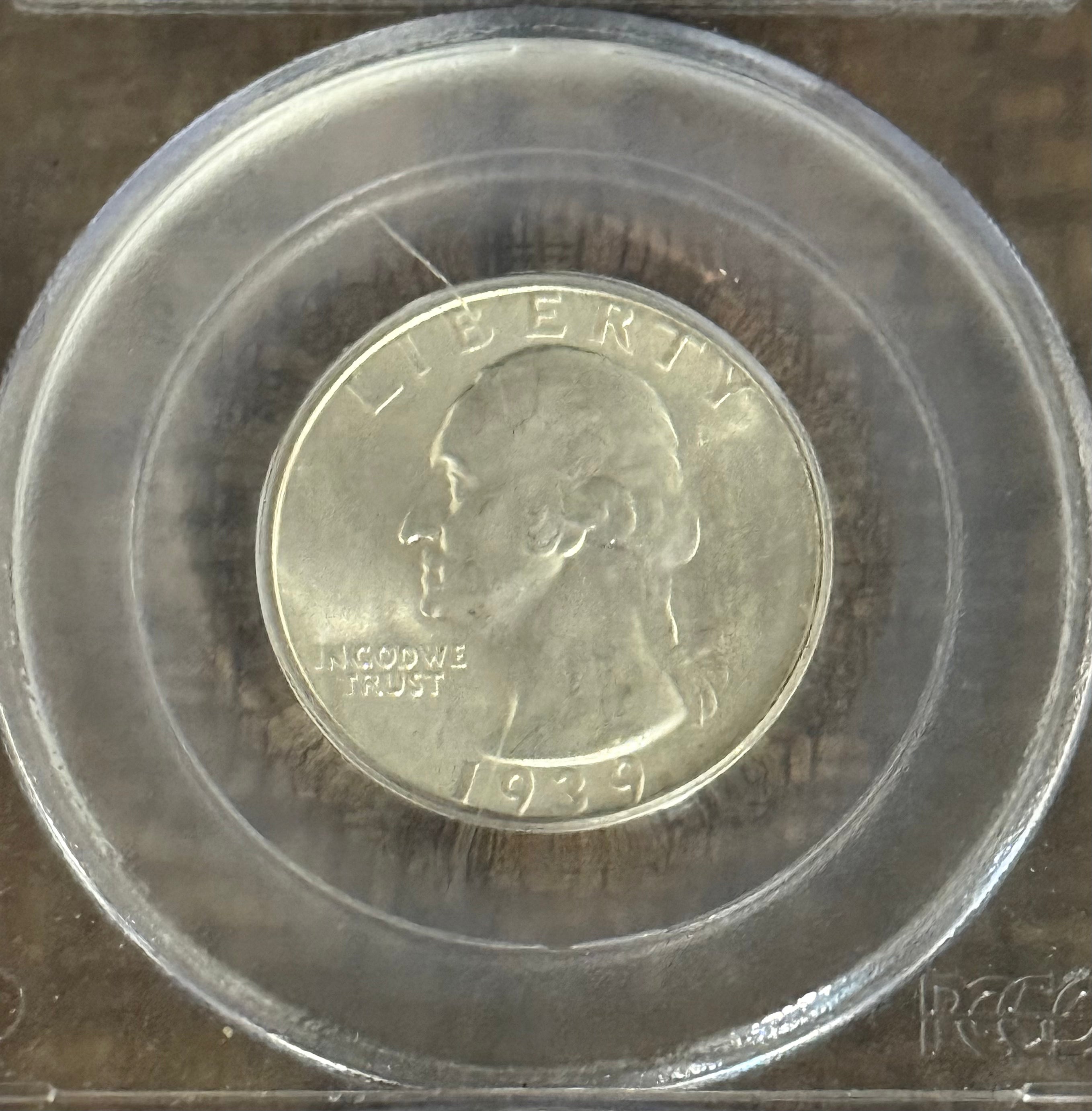 1939-S 50C Washington Quarter ~ PCGS MS65