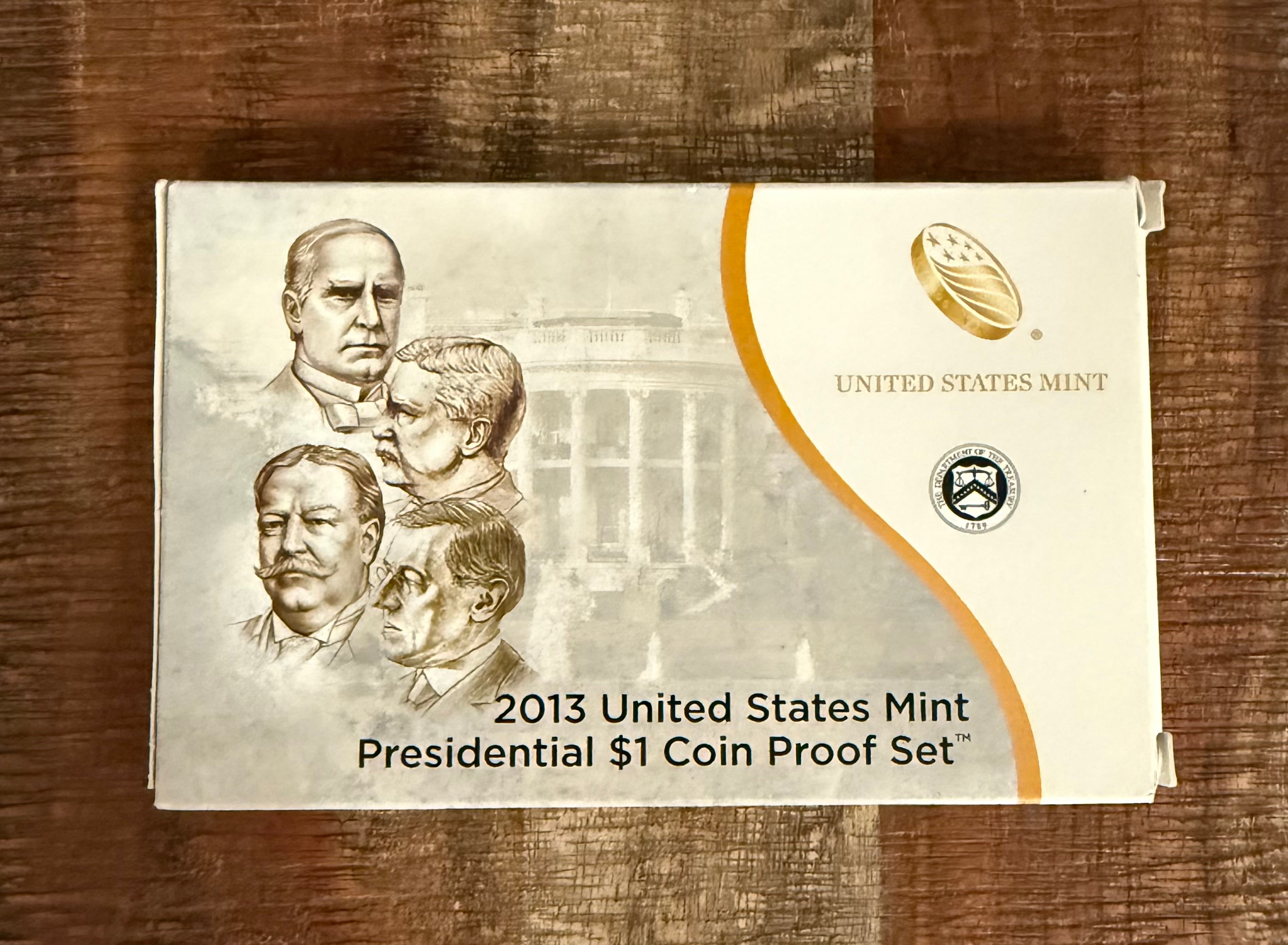 2013-S Presidential Dollar Proof Set in OGP with COA