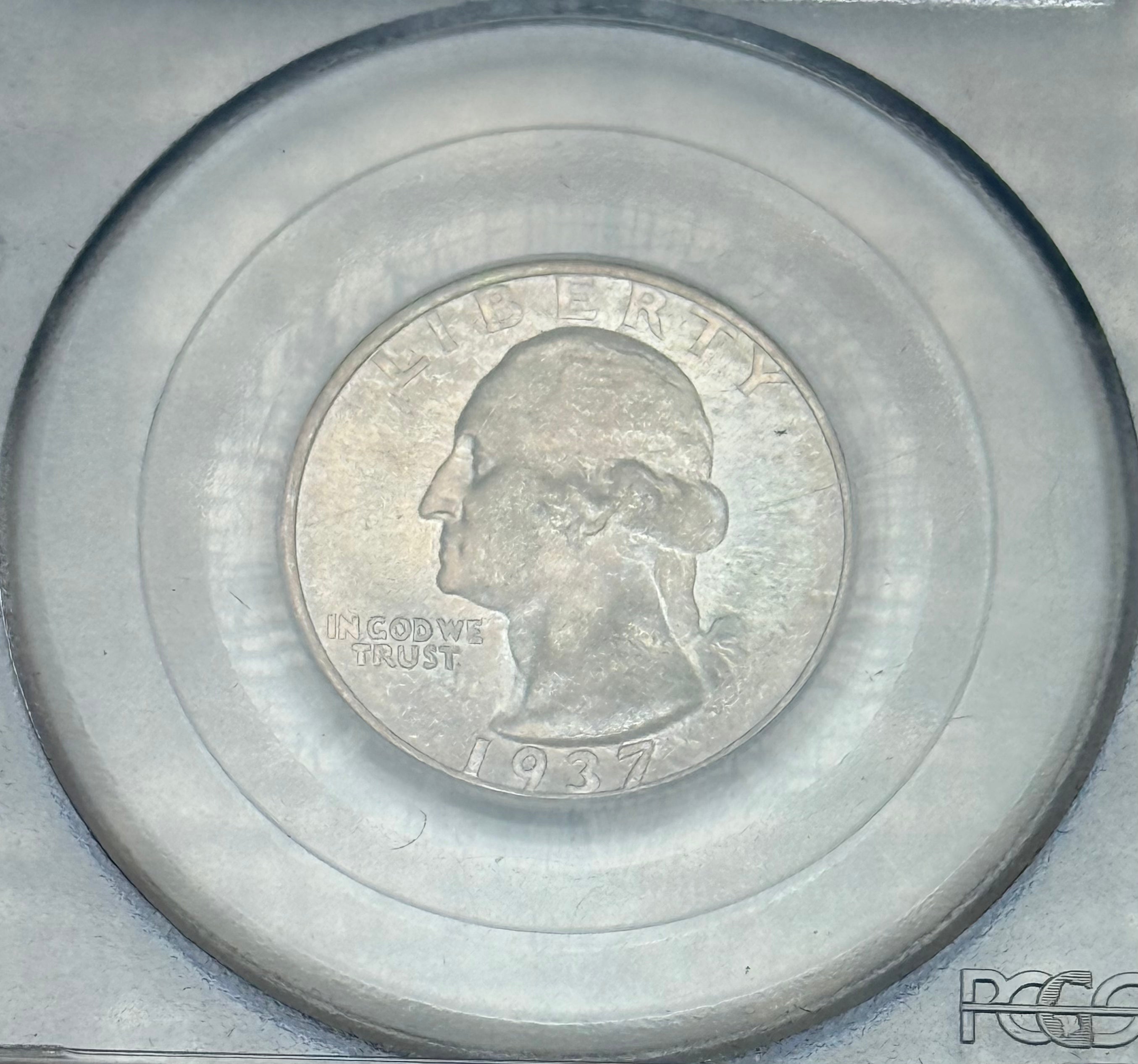 1937-S 25C US Washington Quarter  ~ PCGS MS65
