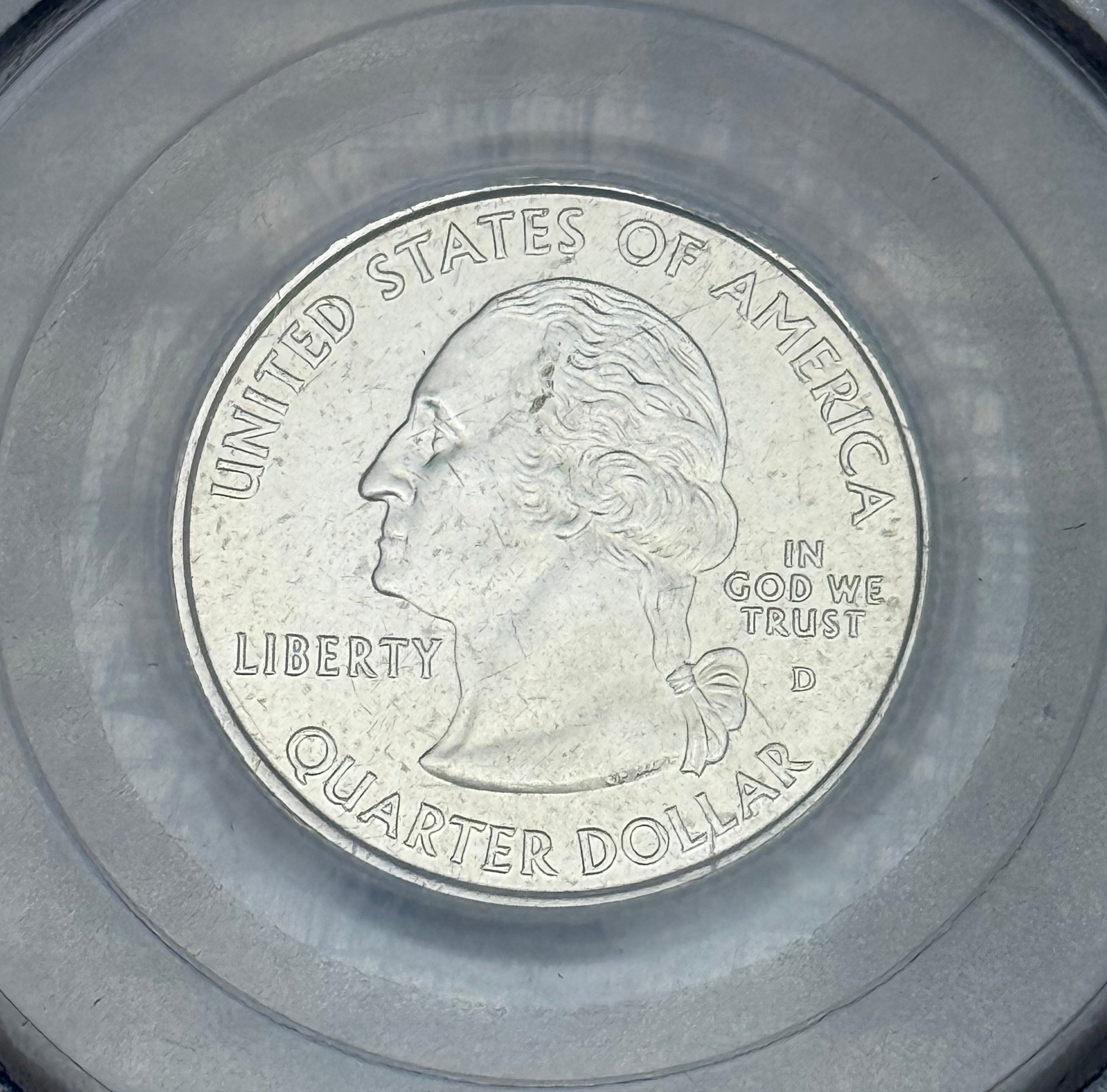 2006-D US 25c South Dakota State Quarter ~ PCGS MS68 ~ Satin Finish