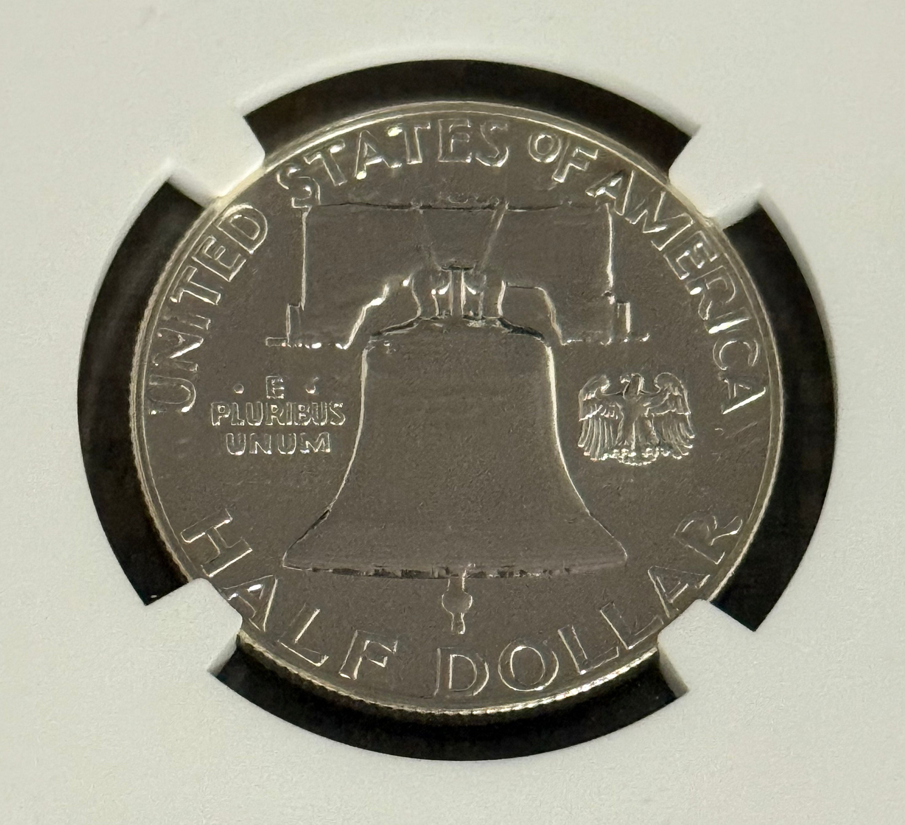 1958 50c Franklin Half Dollar NGC PF66