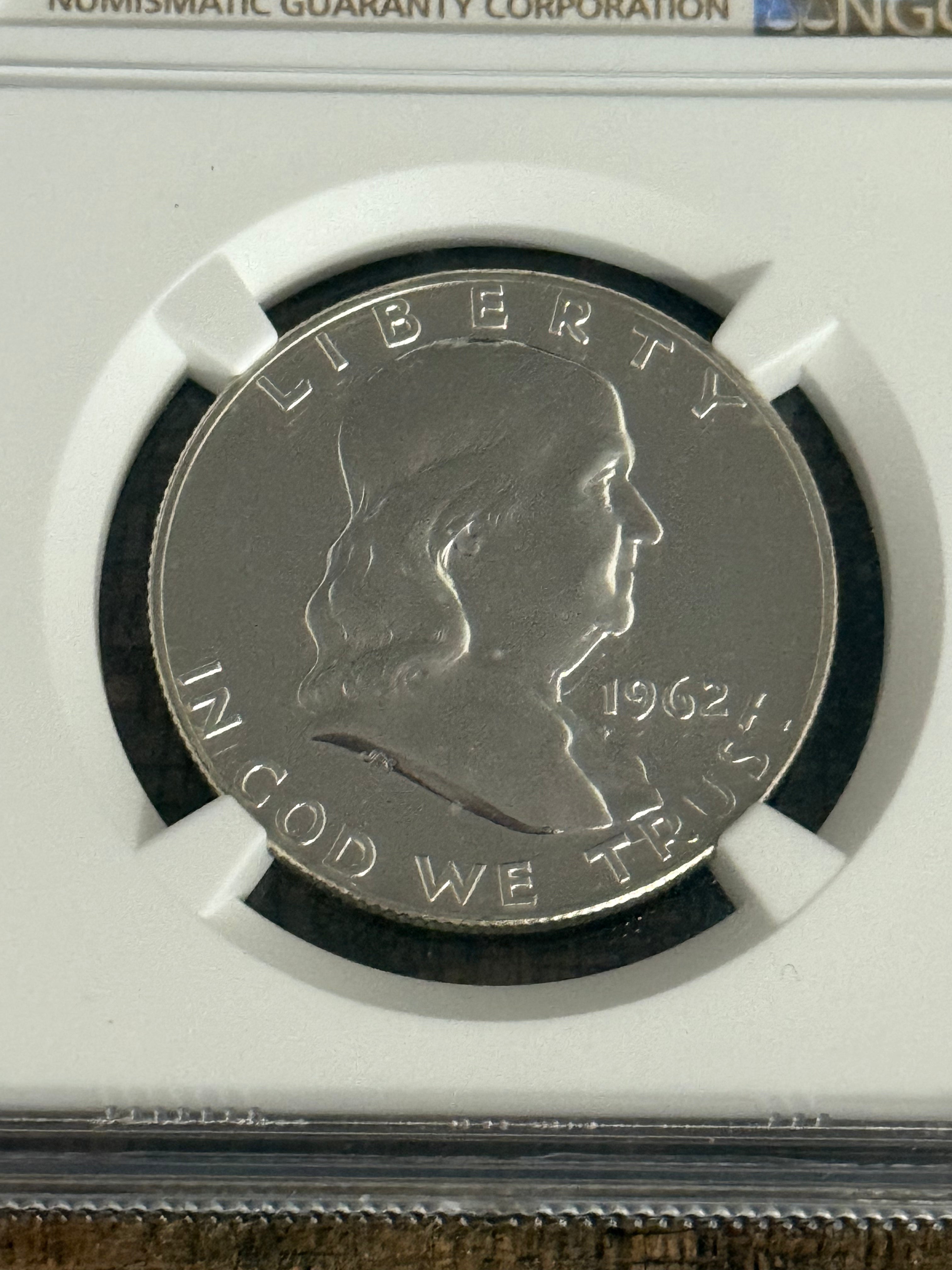 1962 50c Franklin Half Dollar NGC PF66