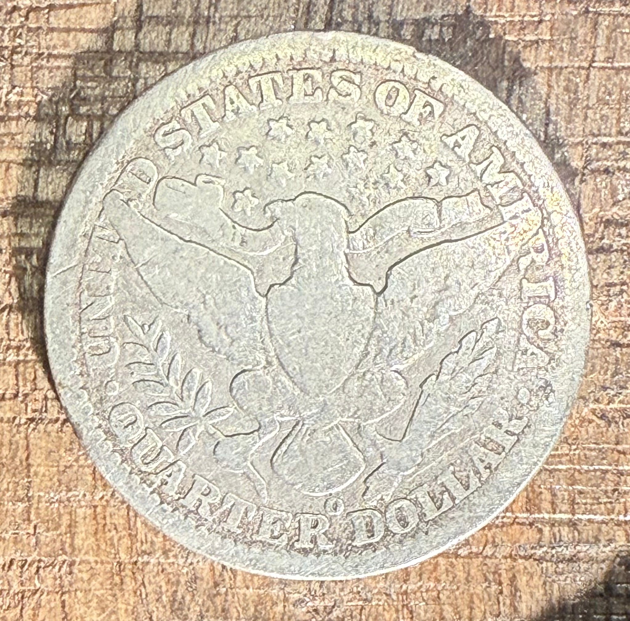 1908-D 25C US Barber Quarter