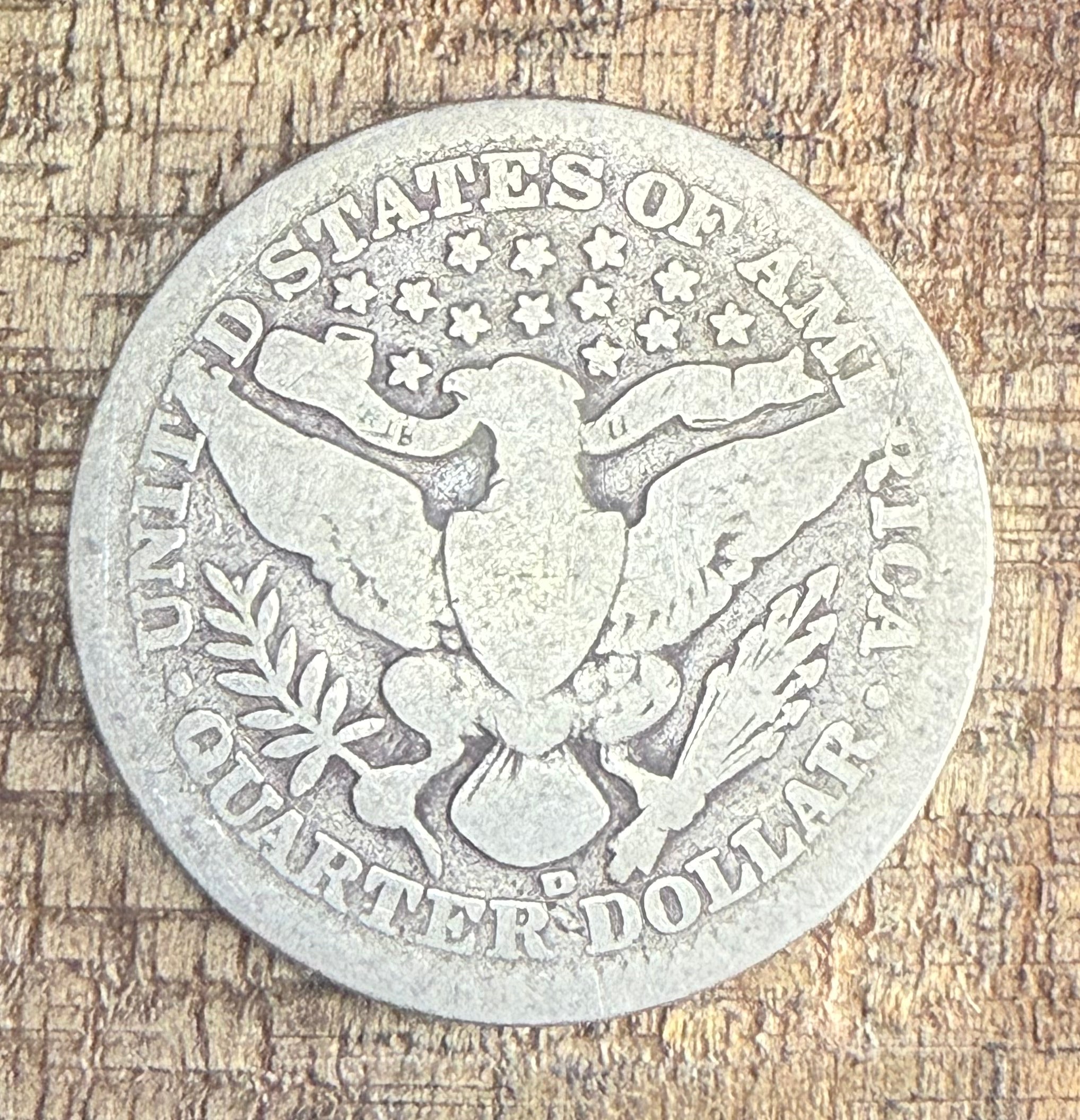 1908-D 25C US Barber Quarter