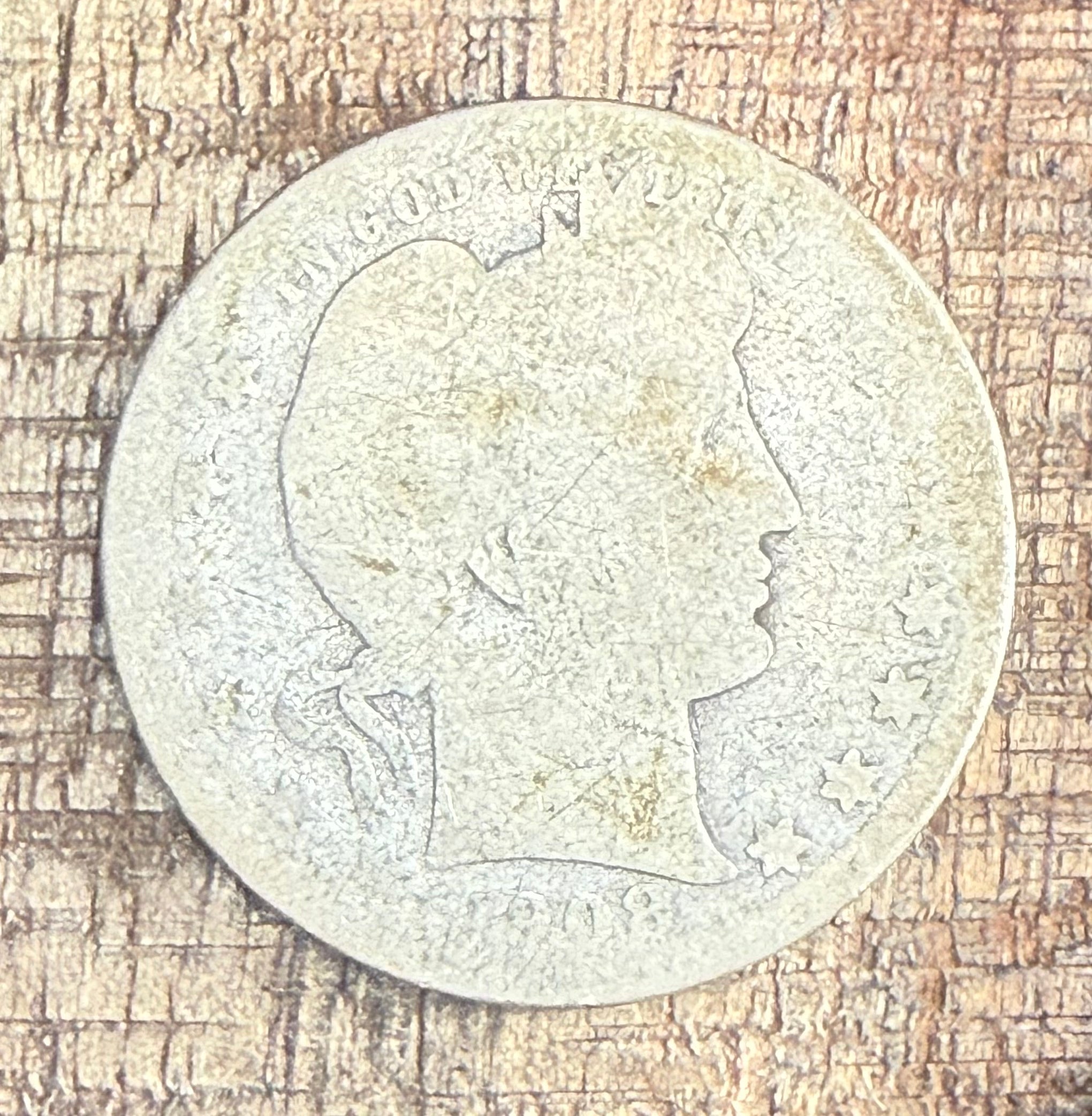 1908-D 25C US Barber Quarter