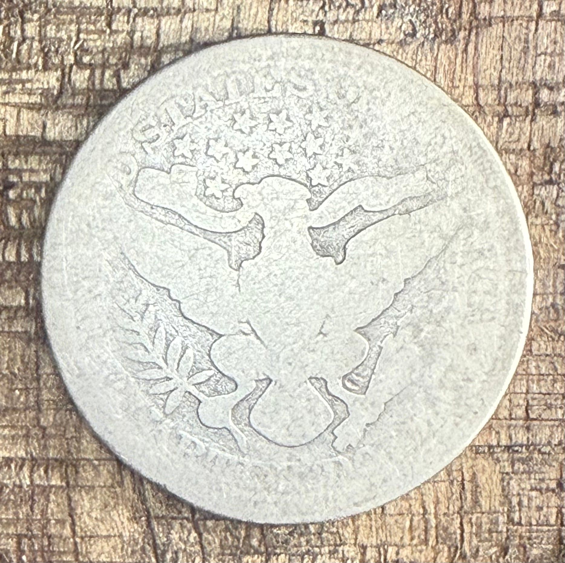 1909 25C US Barber Quarter