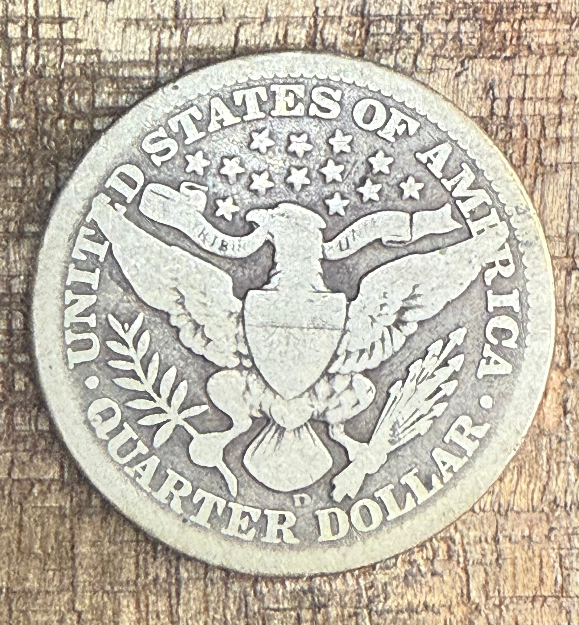 1909-D 25C US Barber Quarter