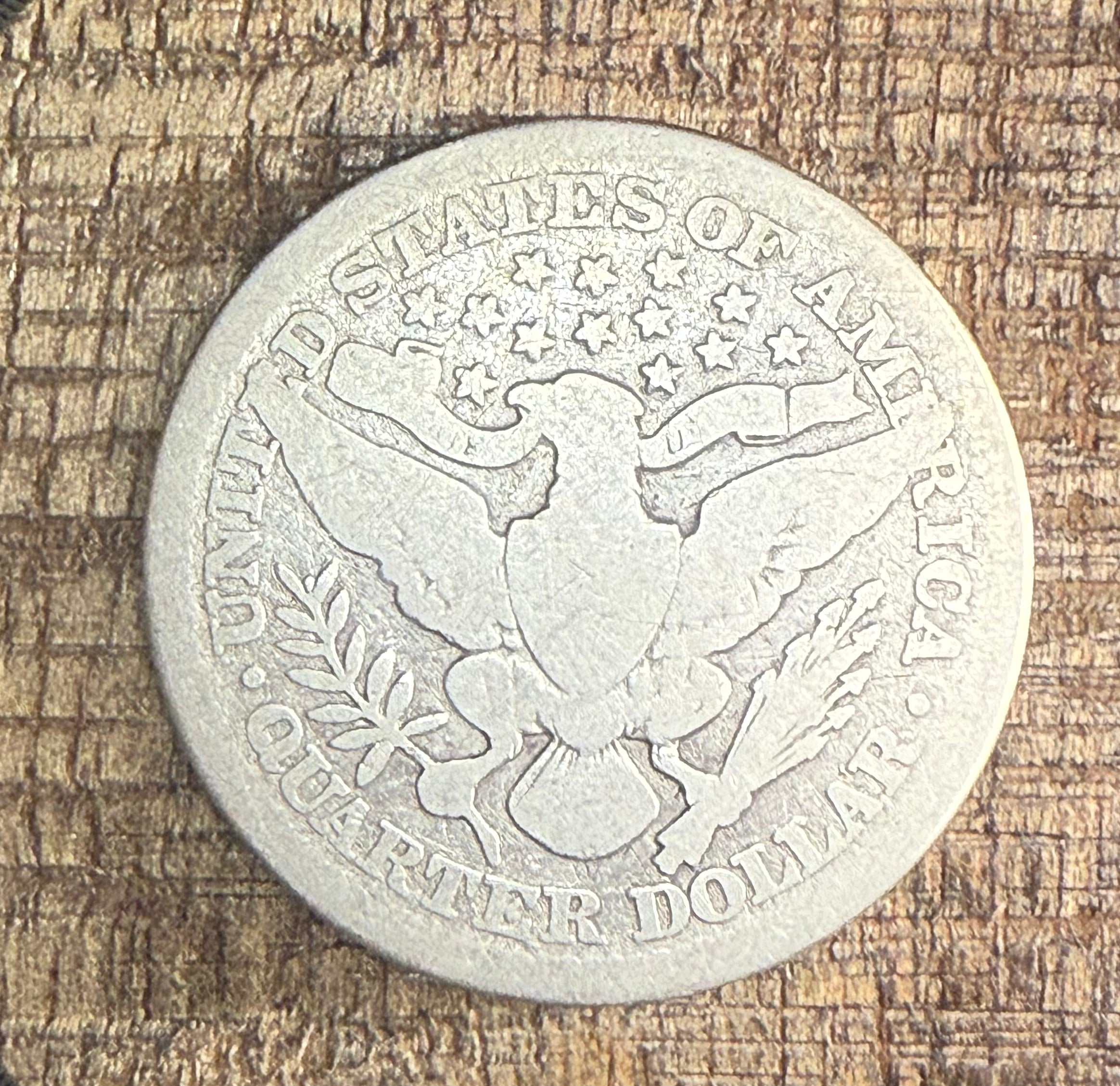 1911 25C US Barber Quarter