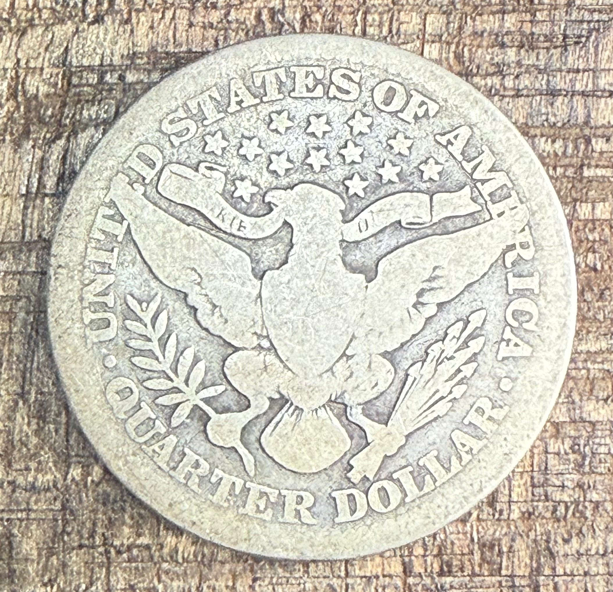 1912 25C US Barber Quarter