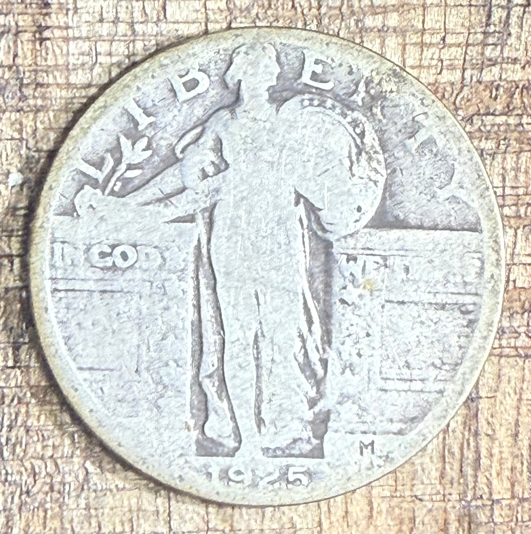 1925 25C US Standing Liberty Quarter