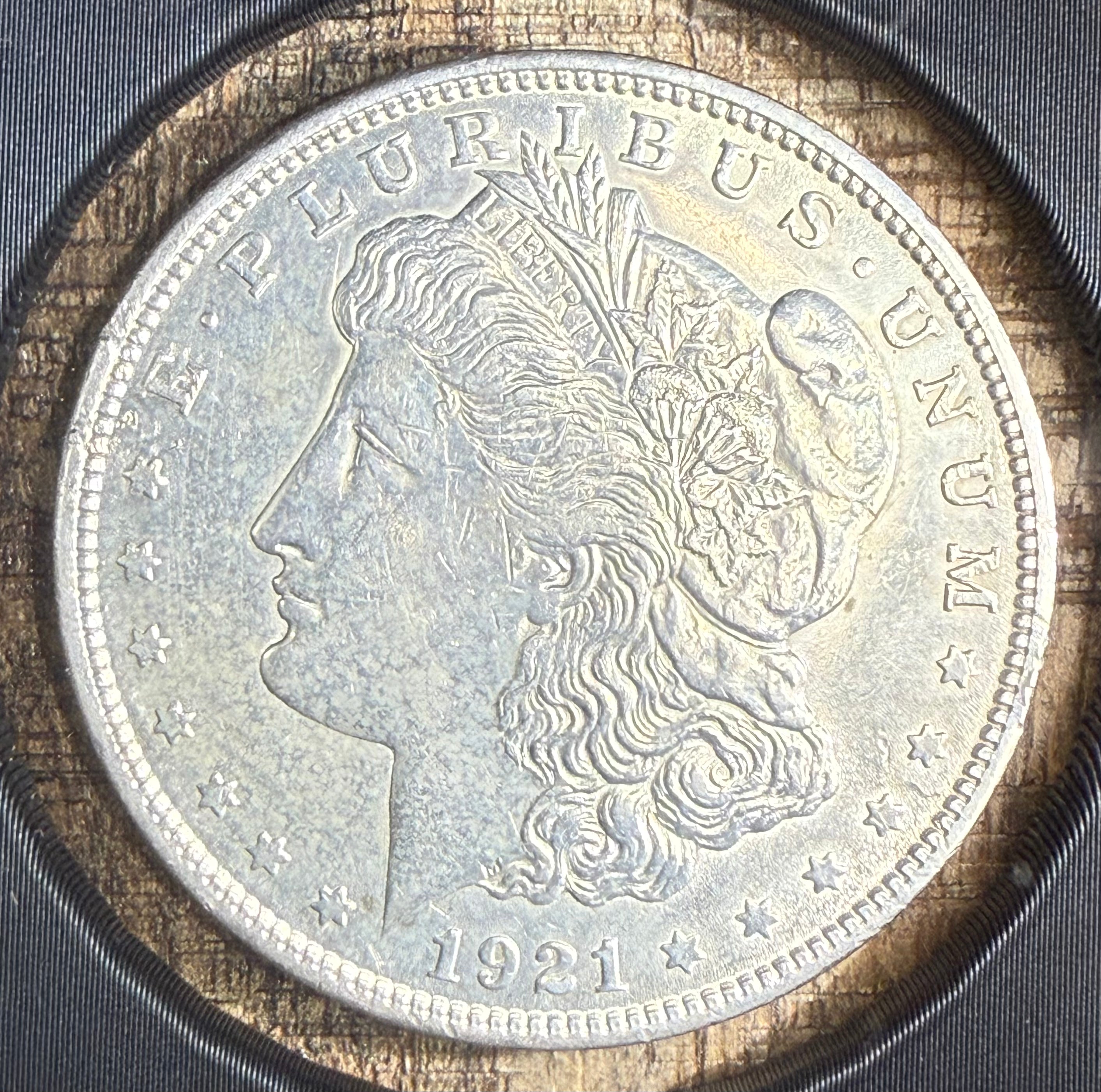 1921 $1 US Morgan Silver Dollar