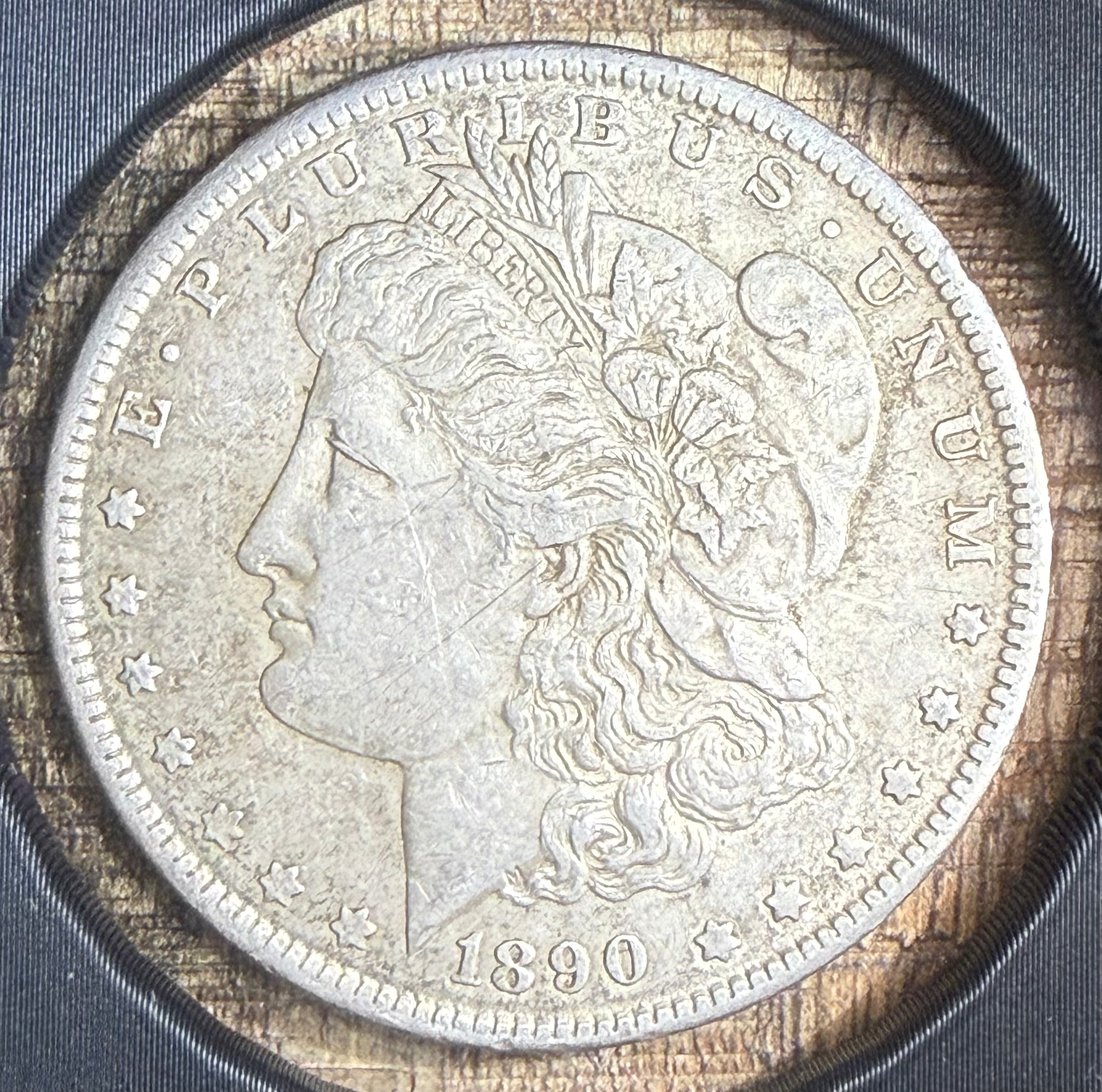 1890 $1 US Morgan Silver Dollar