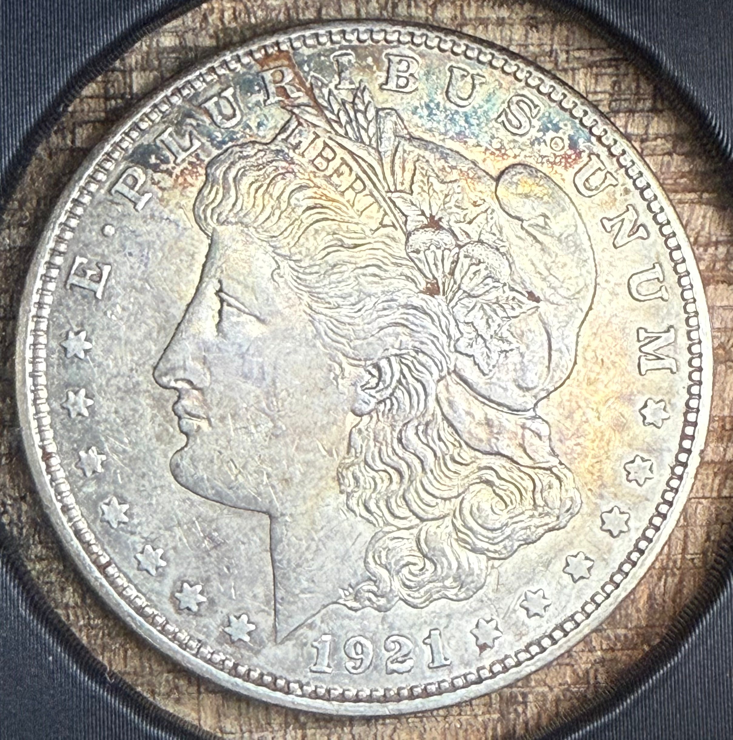 1921-D $1 US Morgan Silver Dollar