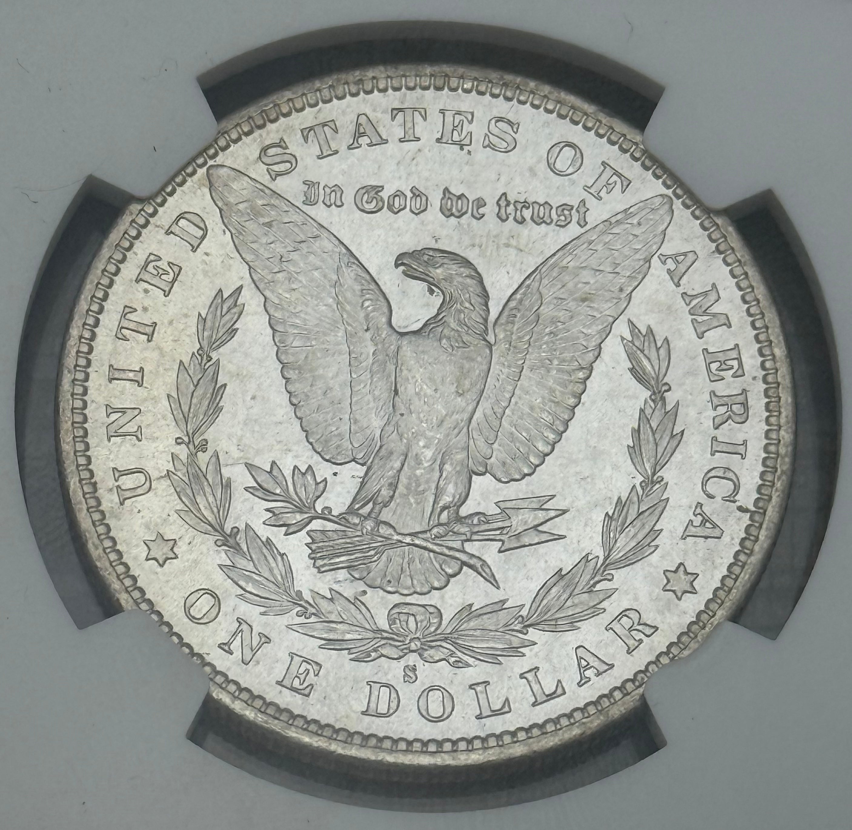 1879-S $1 US Morgan Silver Dollar NGC MS65