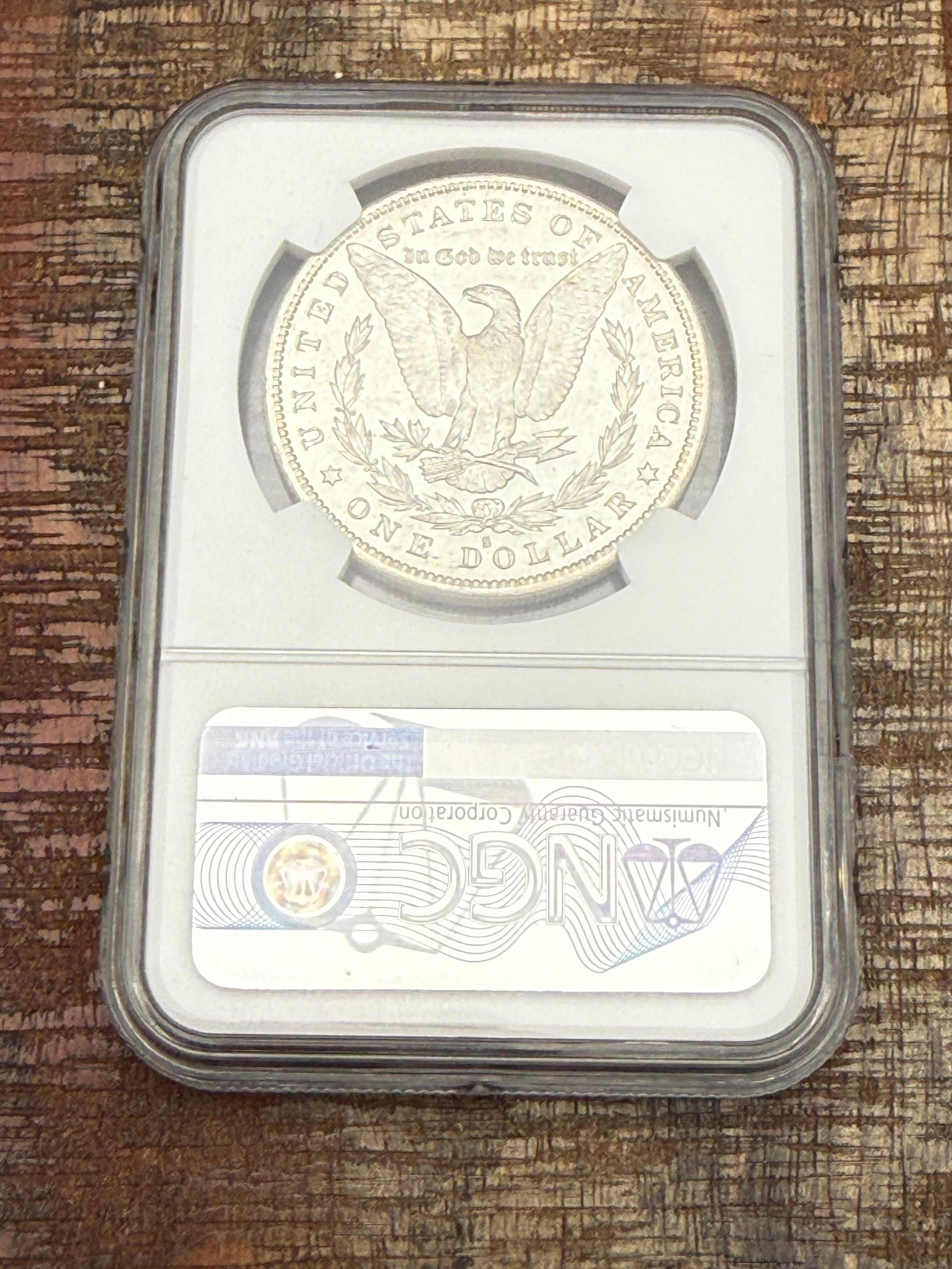1882-S $1 US Morgan Silver Dollar NGC MS64