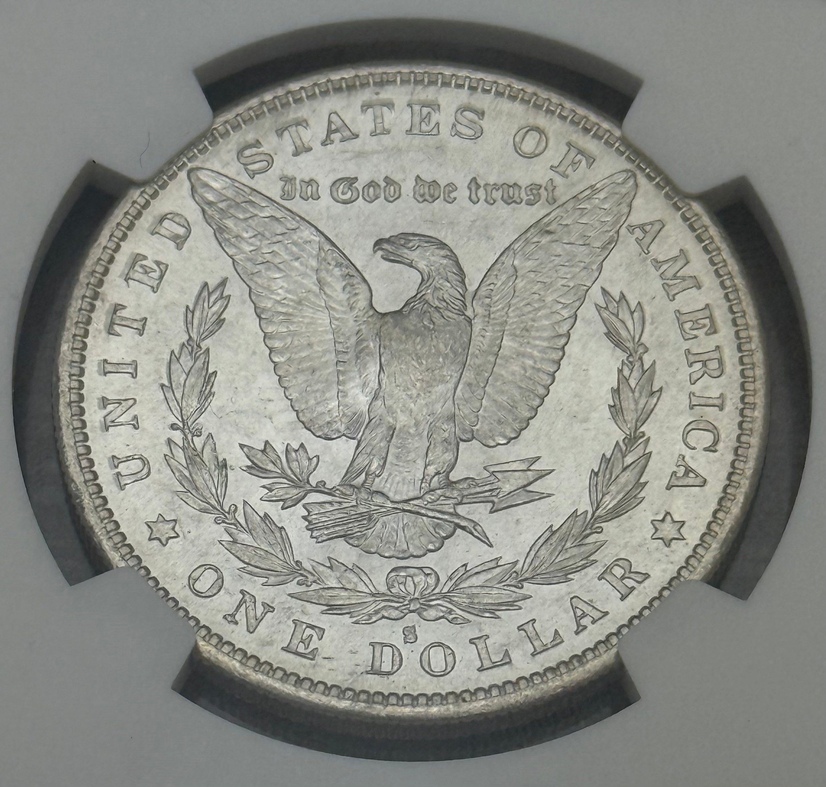 1882-S $1 US Morgan Silver Dollar NGC MS64