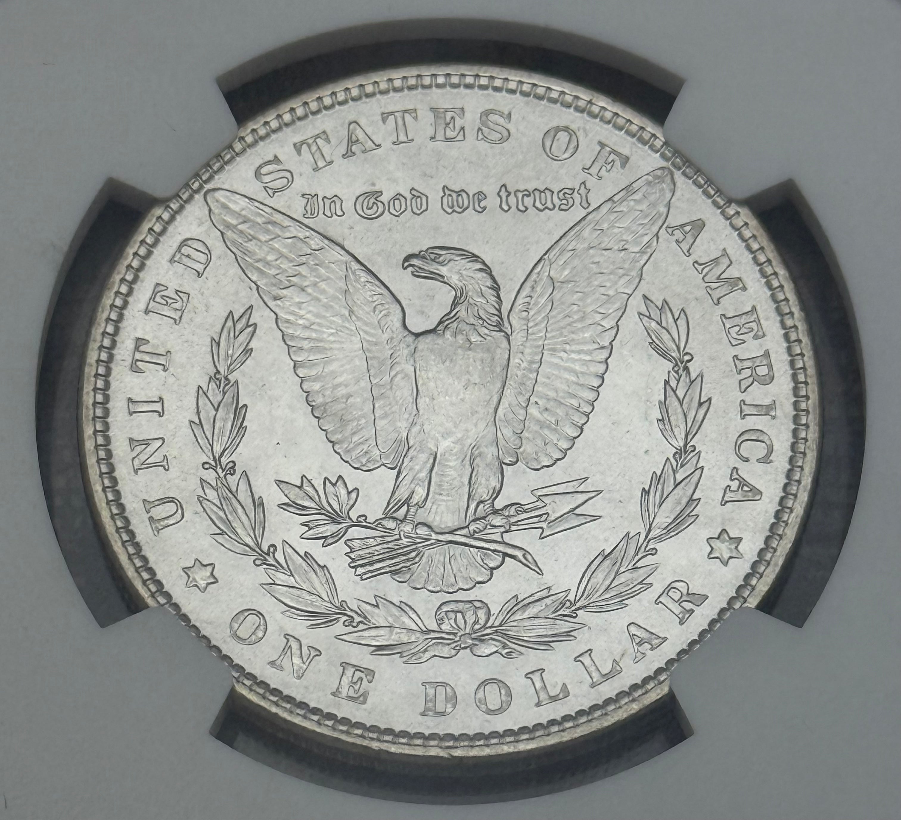 1886 $1 US Morgan Silver Dollar NGC MS64