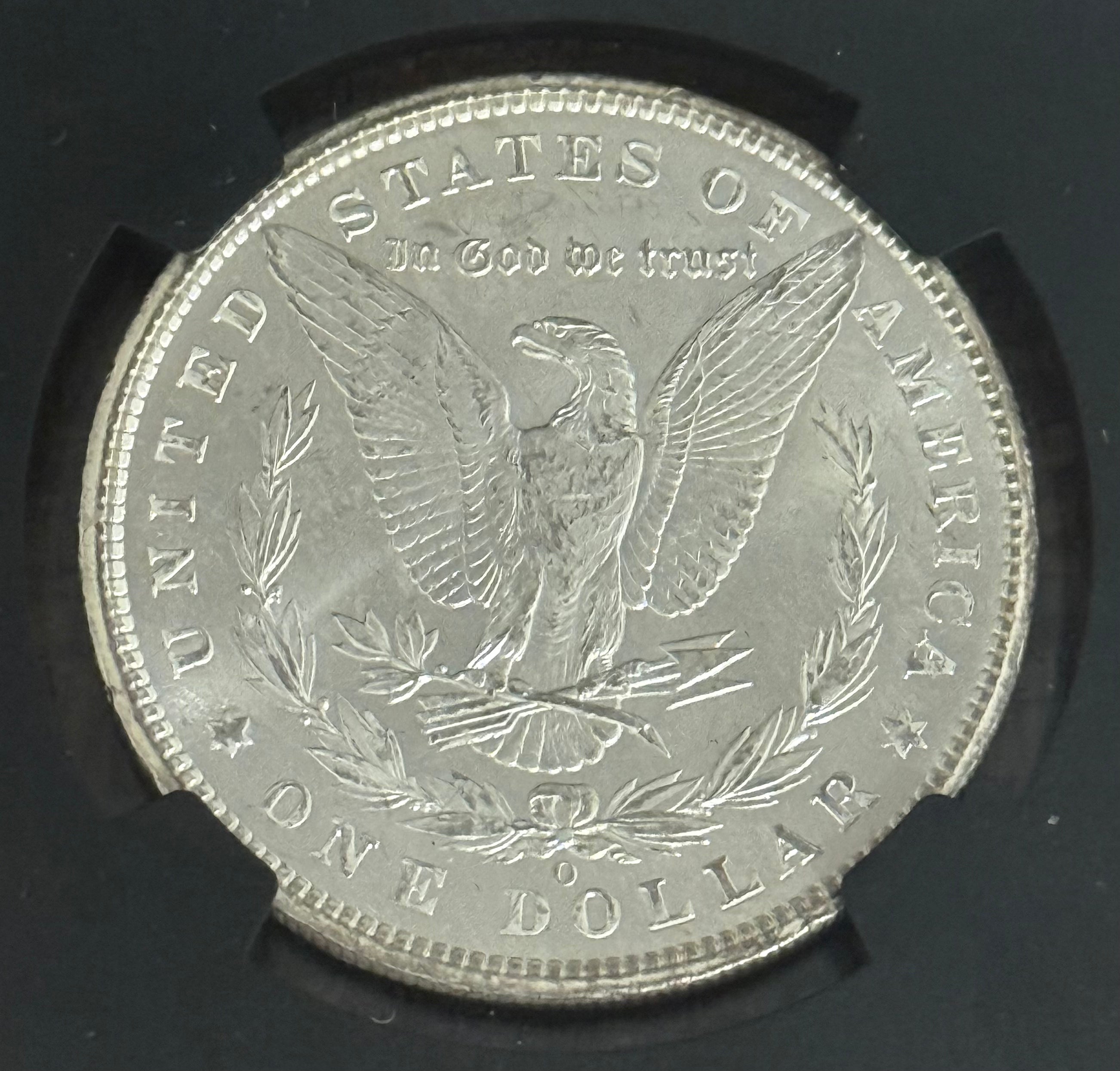 1900-O $1 Morgan Silver Dollar ~ ValutBox Series 4 ~ NGCX Mint State 9.4