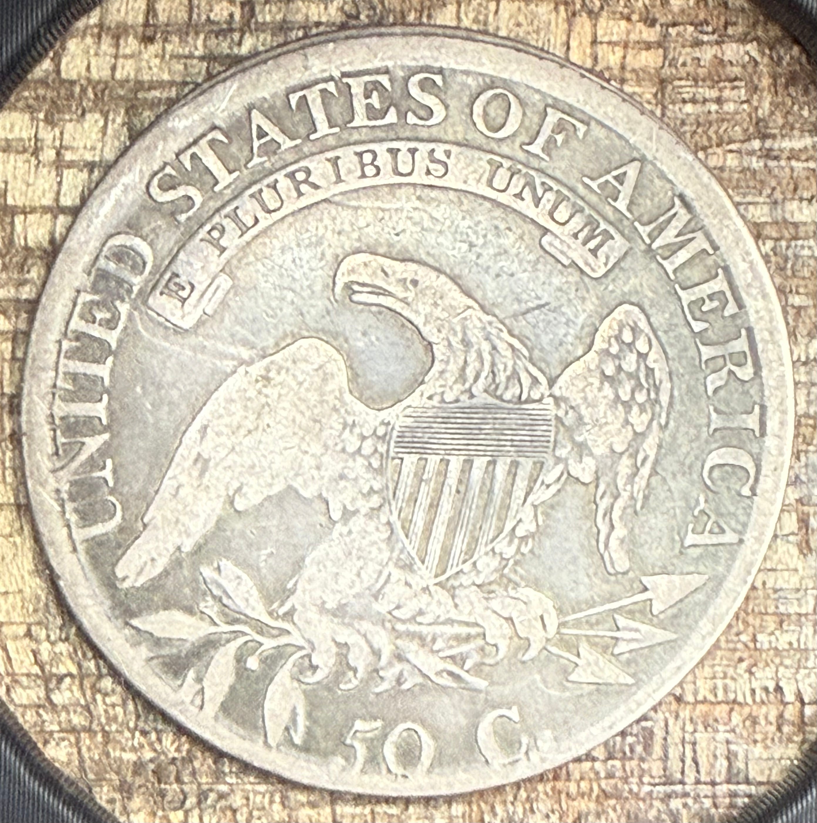 1814 50c US Capped Bust Half Dollar