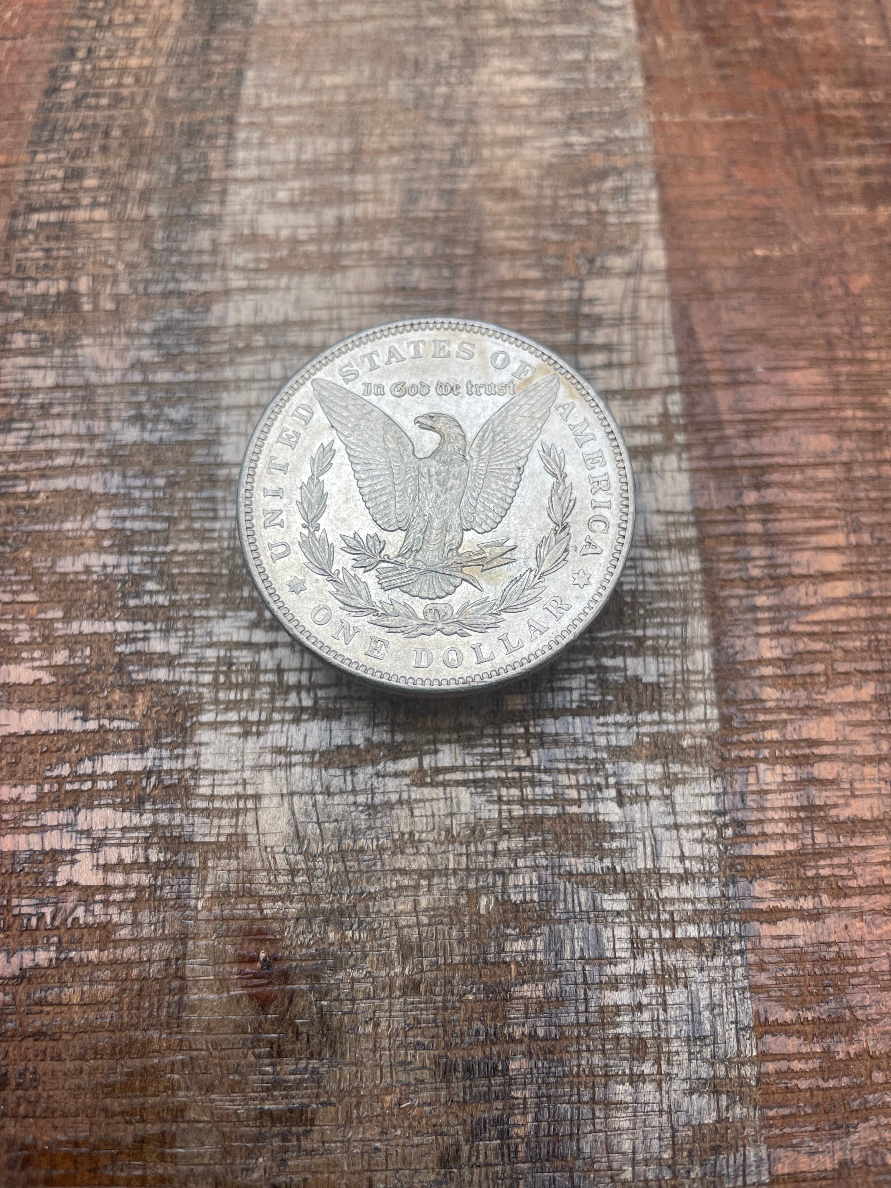 1896 $1 US Morgan Silver Dollar