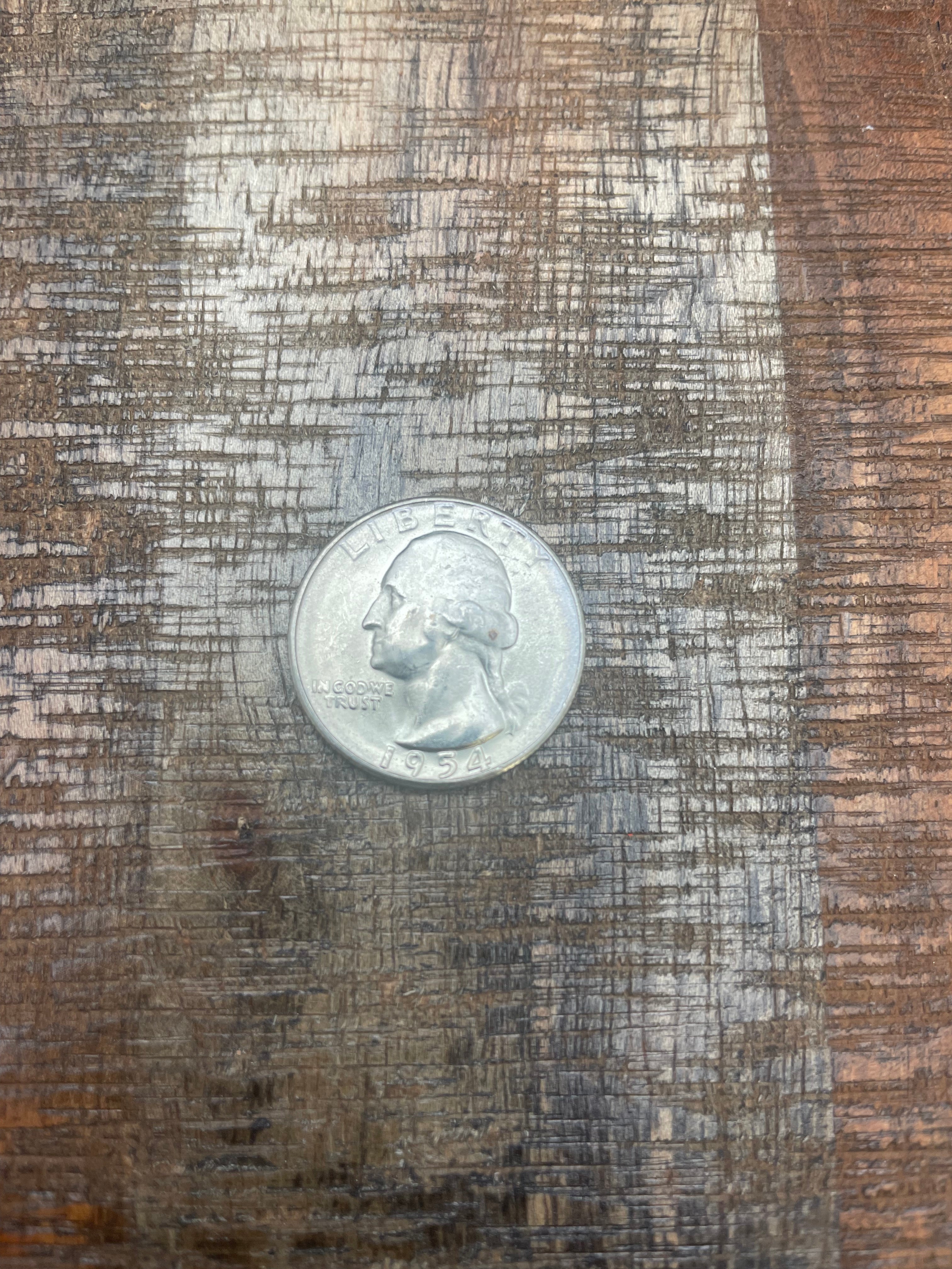 1954-S 25c US Washington Quarter