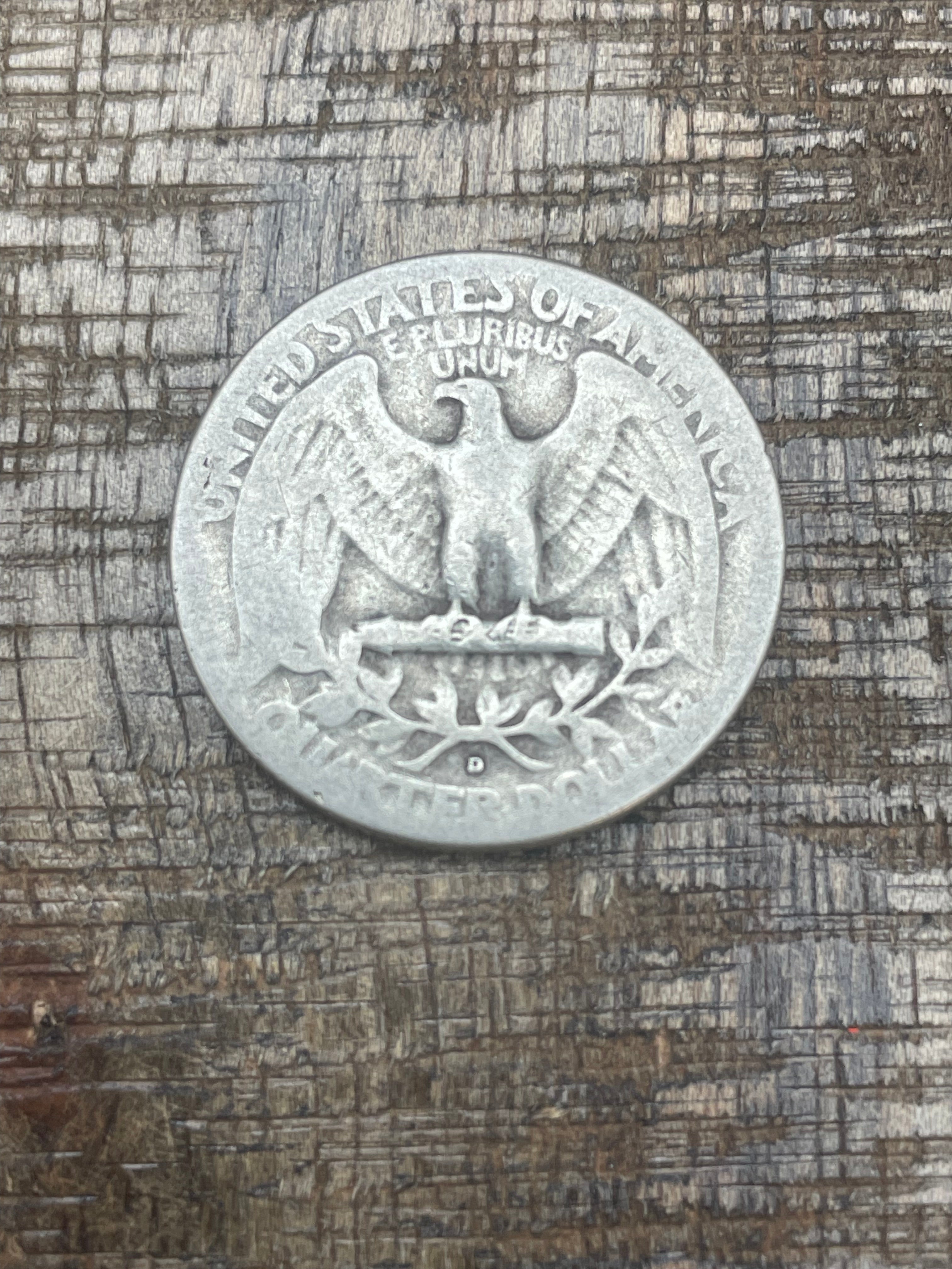 1950-D 25c US Washington Quarter