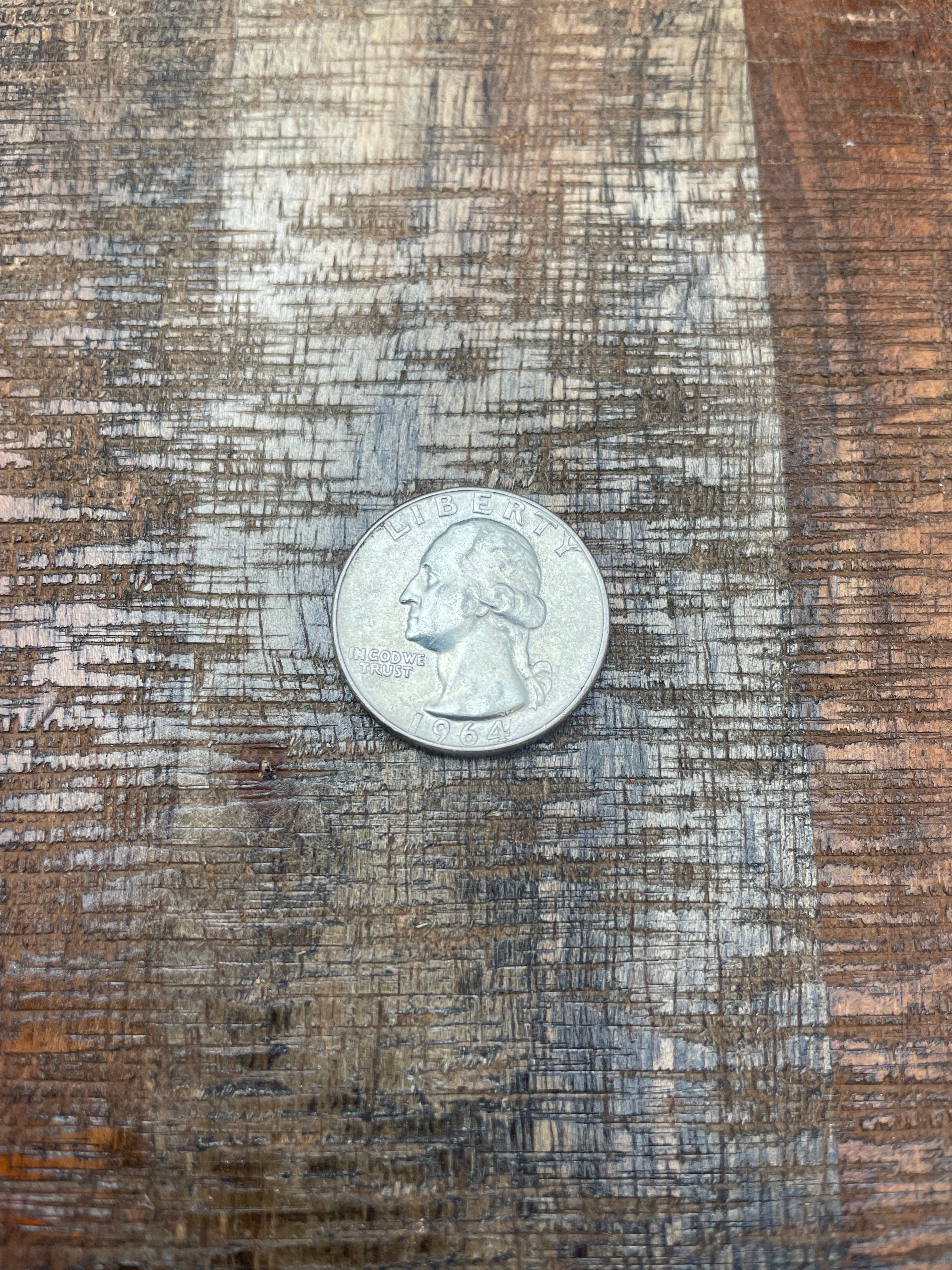 1964-D 25c US Washington Quarter