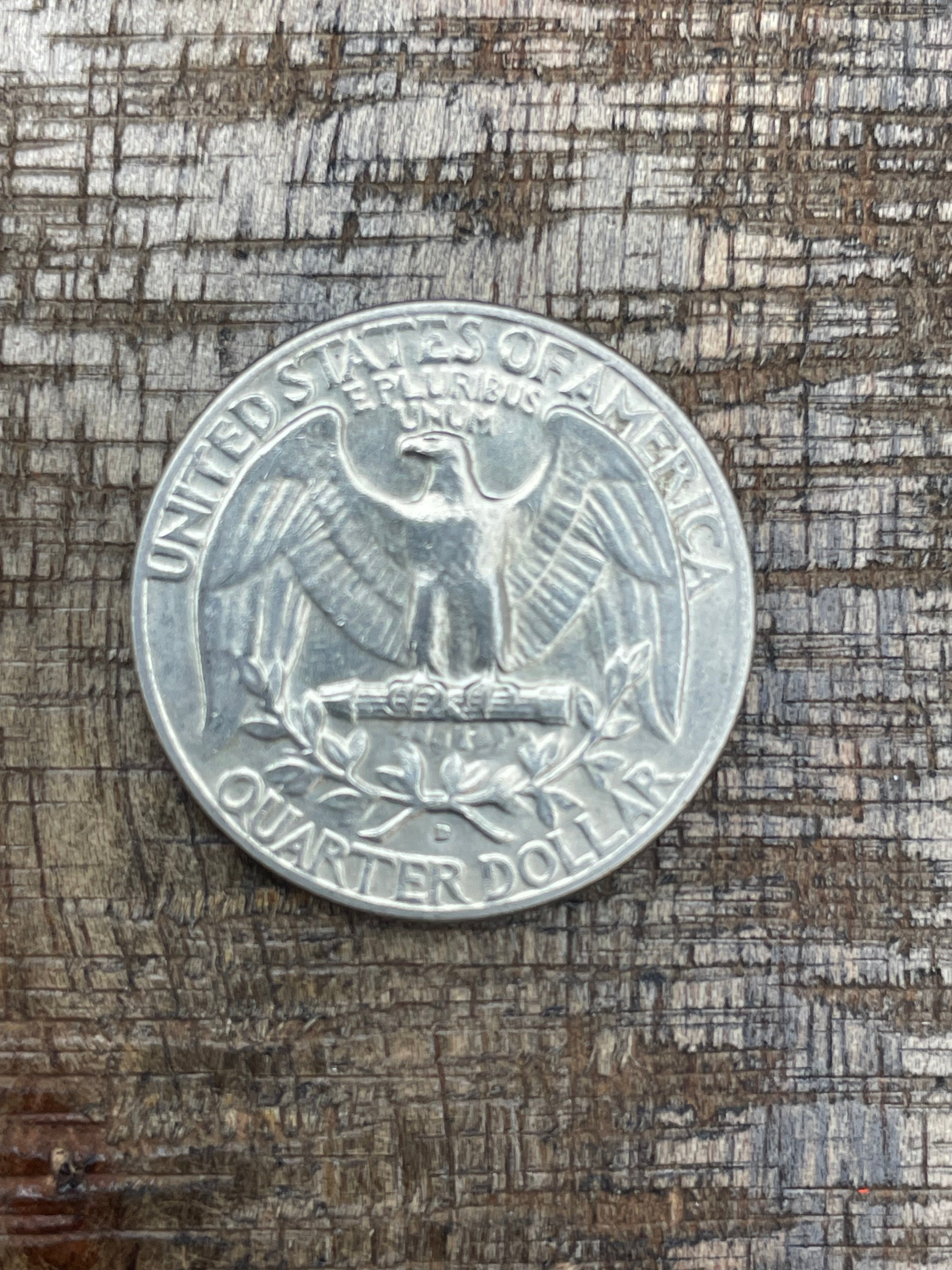 1964-D 25c US Washington Quarter