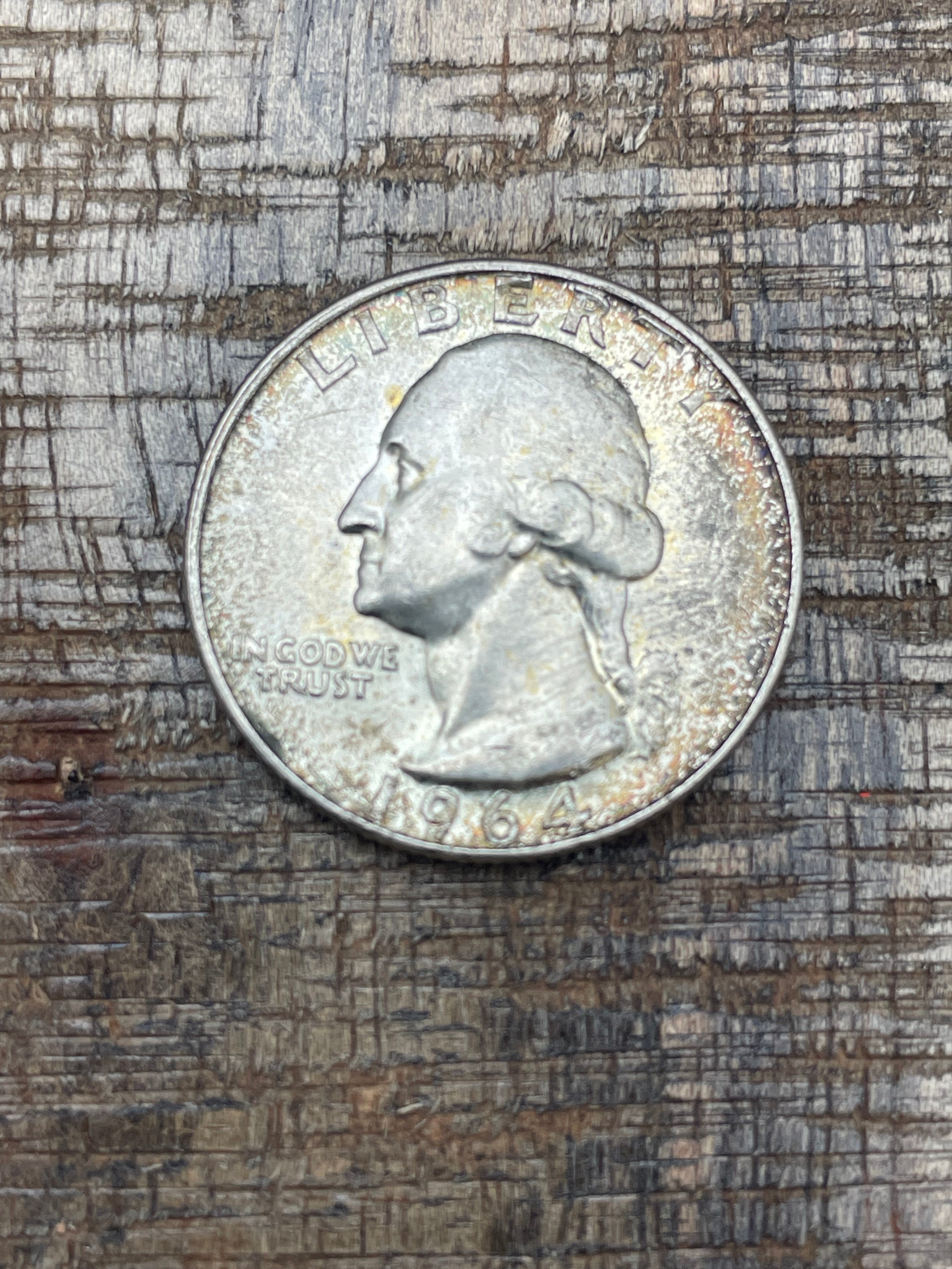 1964-D 25c US Washington Quarter