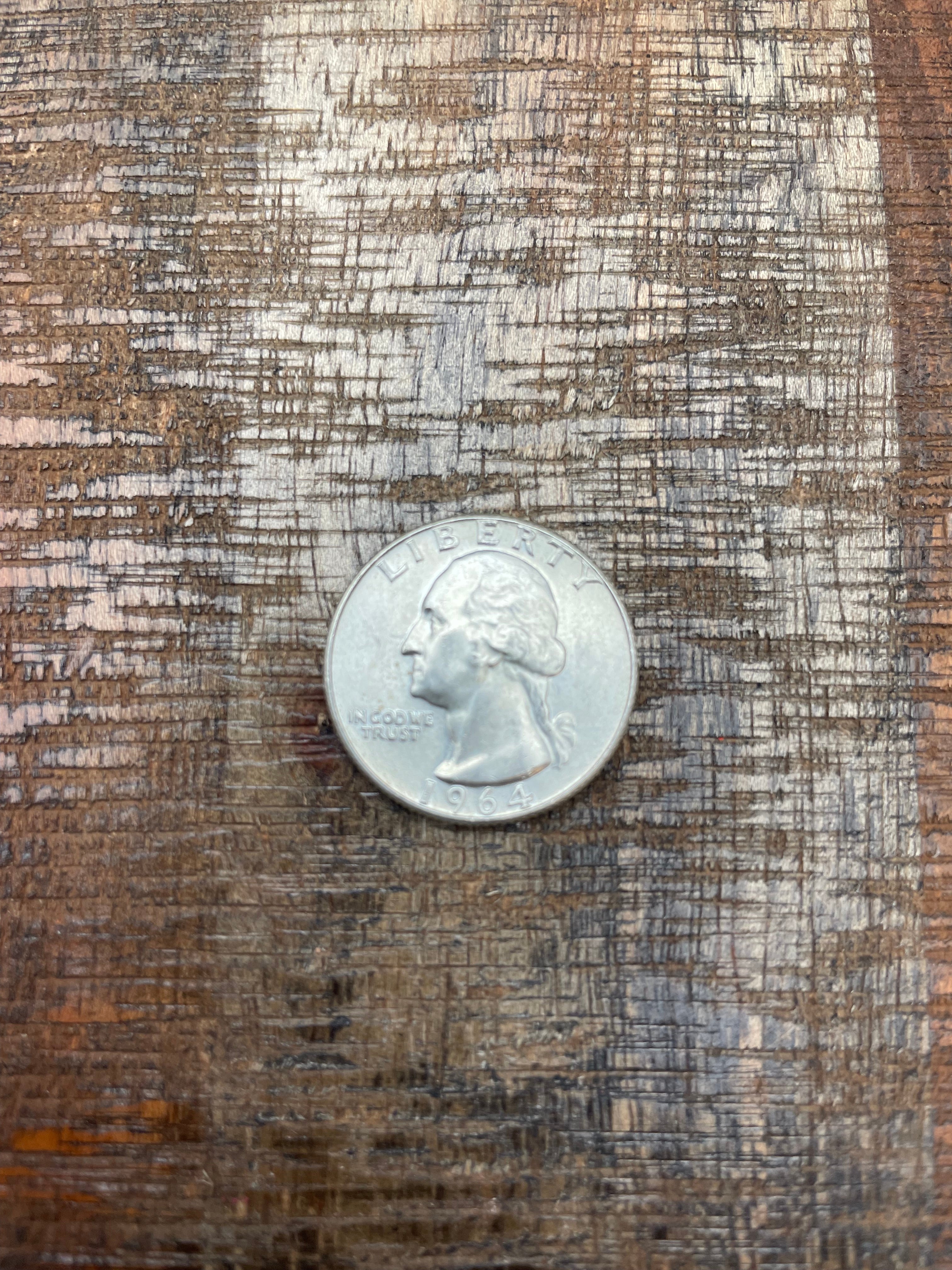 1964-D 25c US Washington Quarter