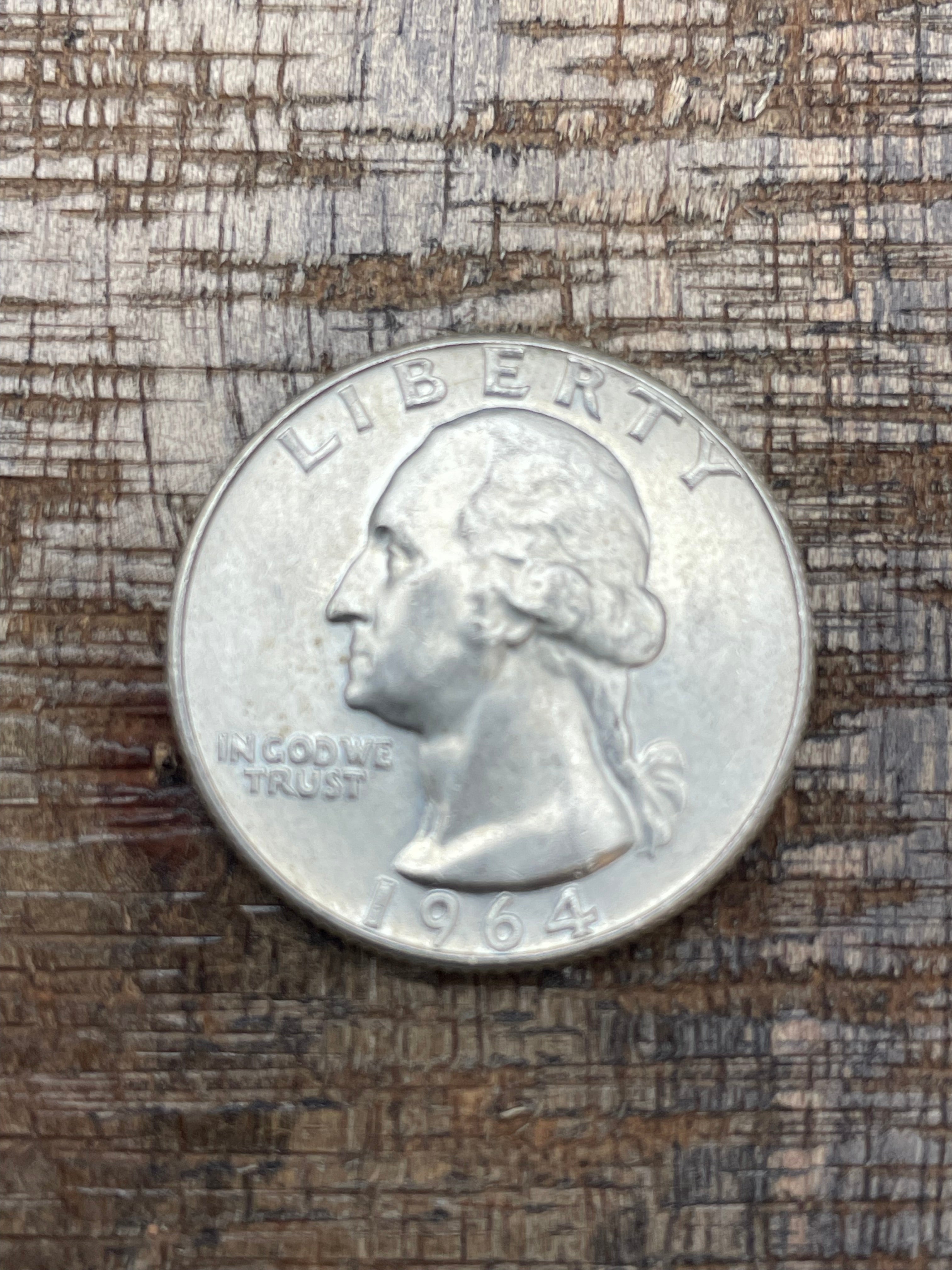 1964-D 25c US Washington Quarter