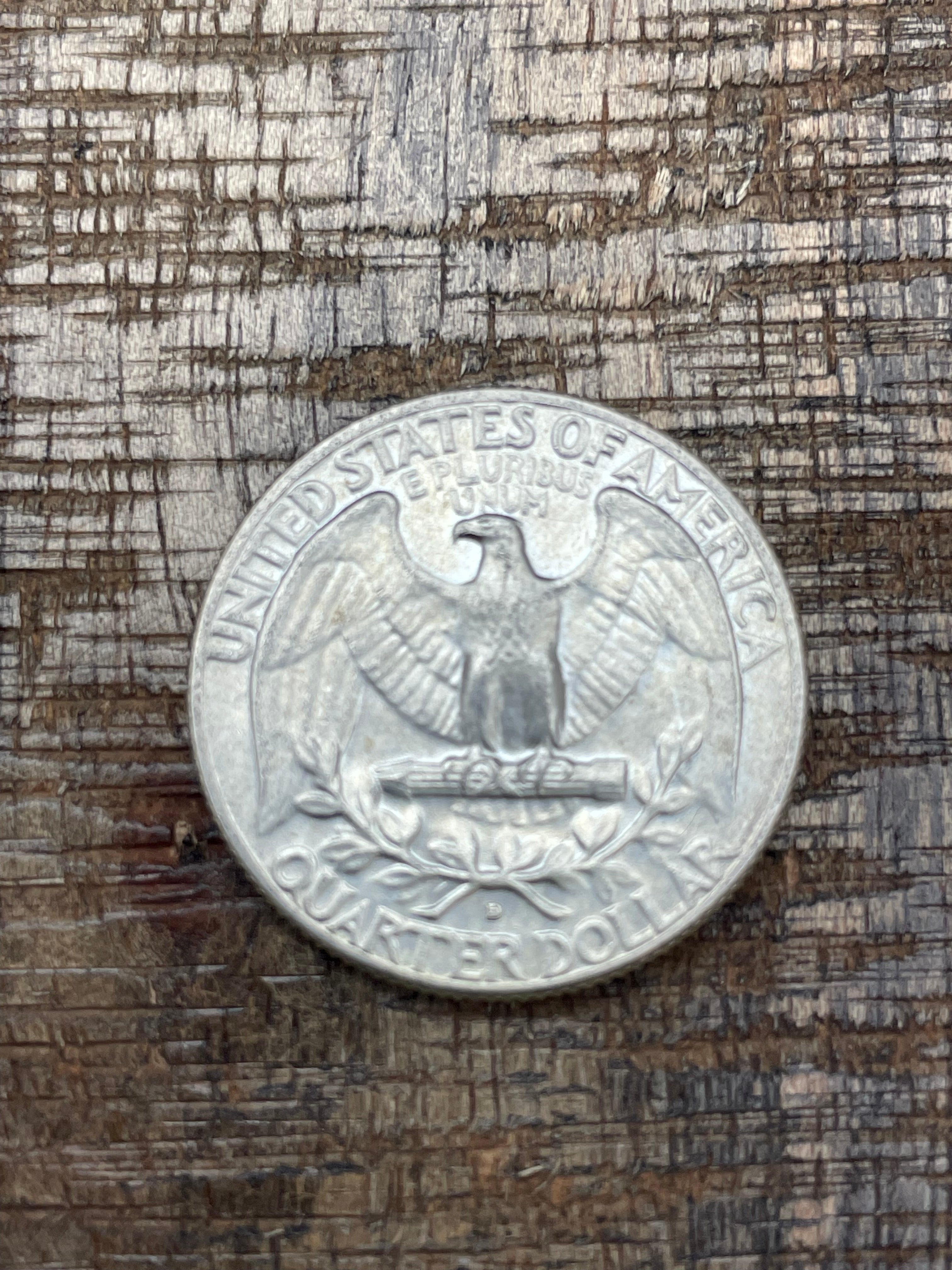 1964-D 25c US Washington Quarter