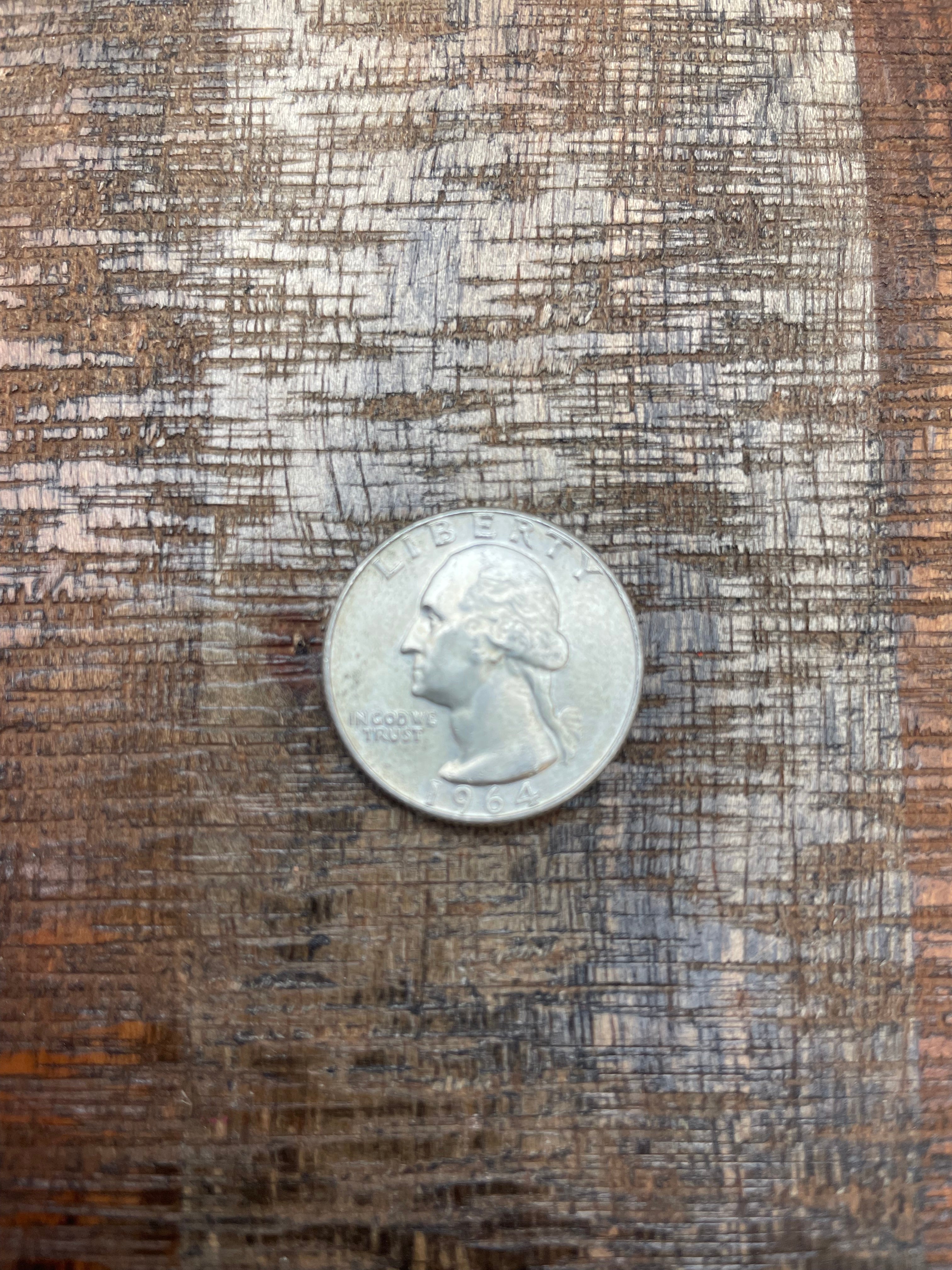 1964-D 25c US Washington Quarter