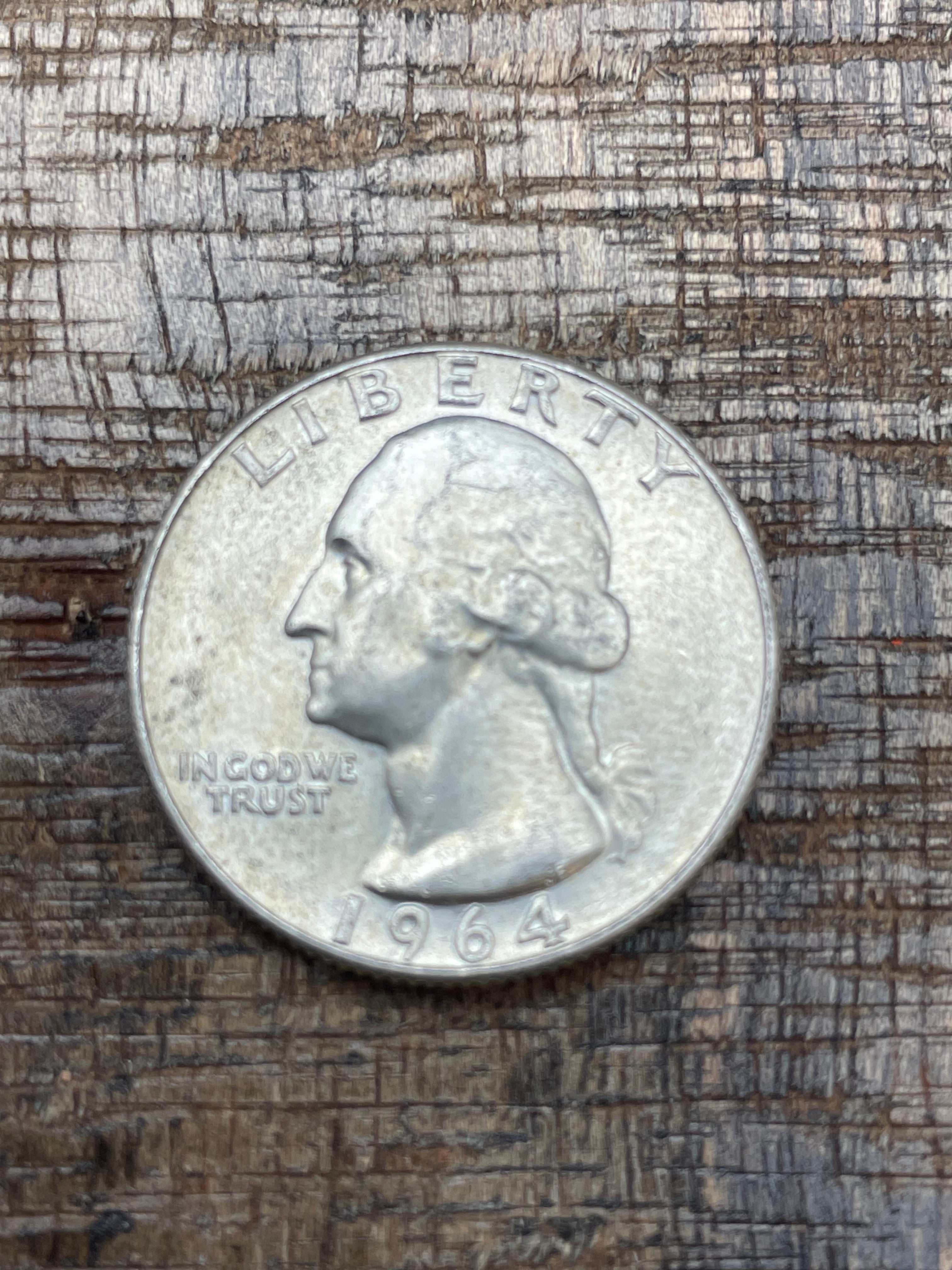 1964-D 25c US Washington Quarter