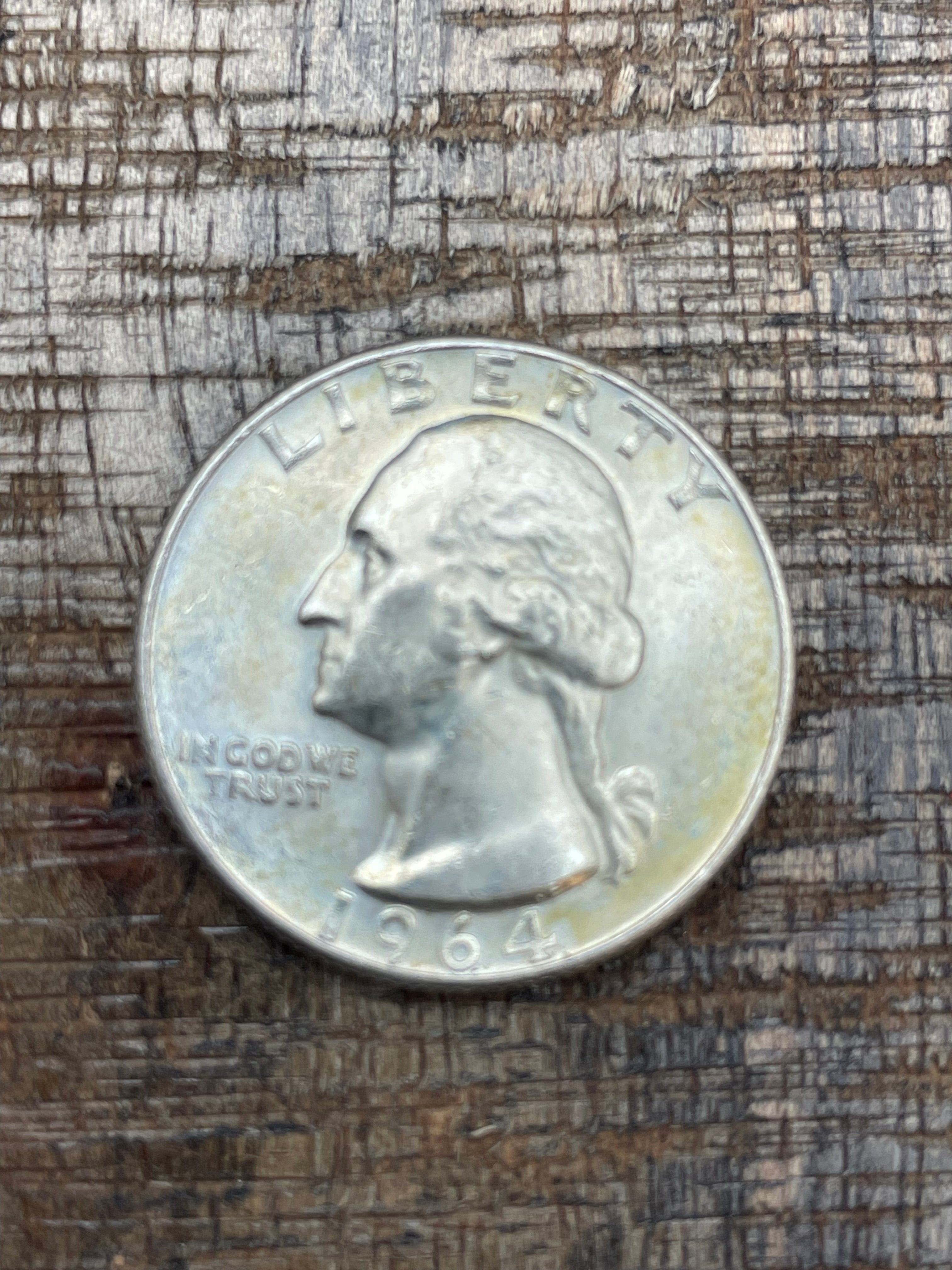 1964-D 25c US Washington Quarter